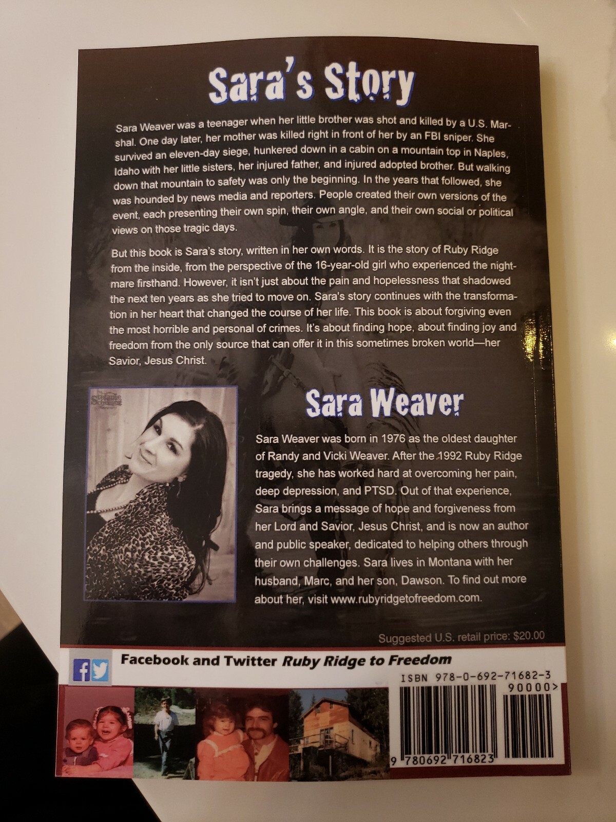 RUBY RIDGE BOOK Ruby Ridge To Freedom The Sara Weaver Story