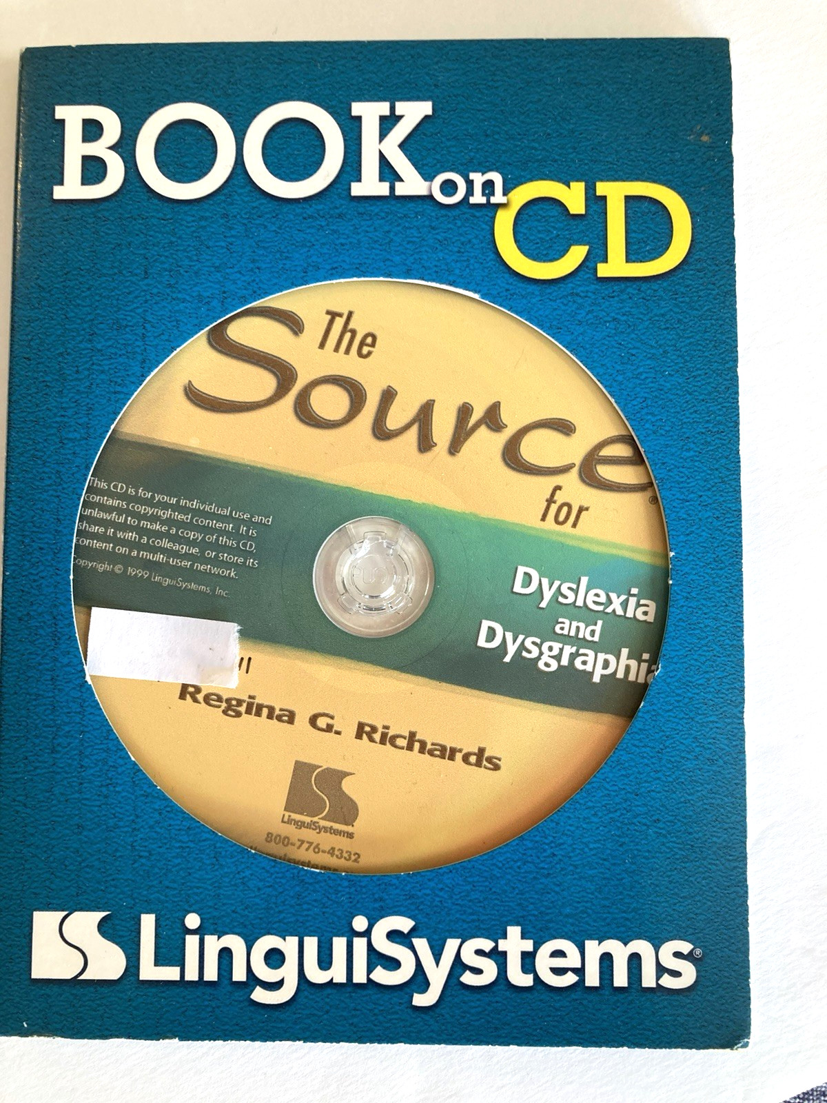 The Source for DYSLEXIA & DYSGRAPHIA Linguisystems Book on CD