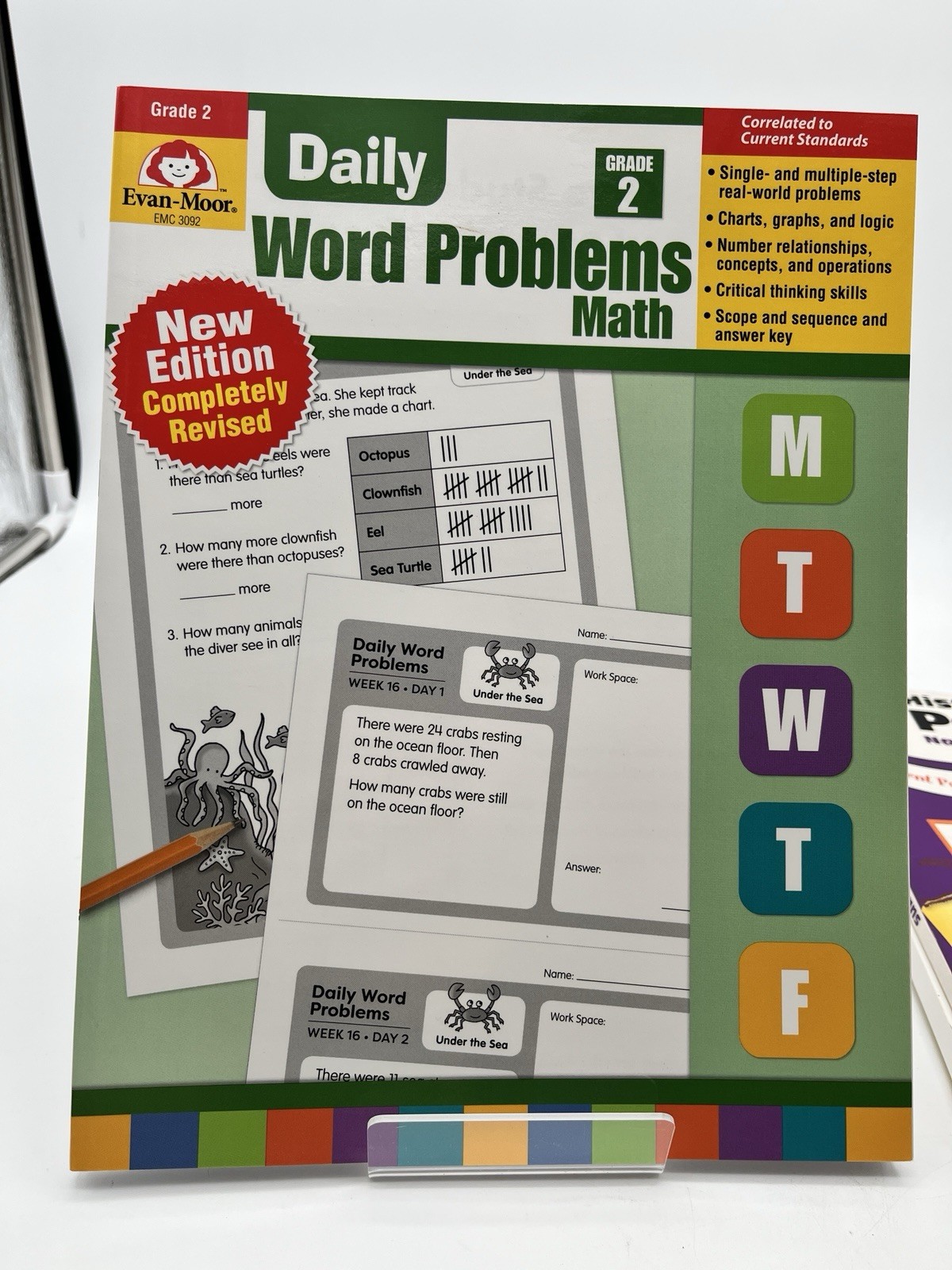 Evan-Moor Grade 1-3 Workbooks Writing Math Science History Homeschool 5 Book Lot