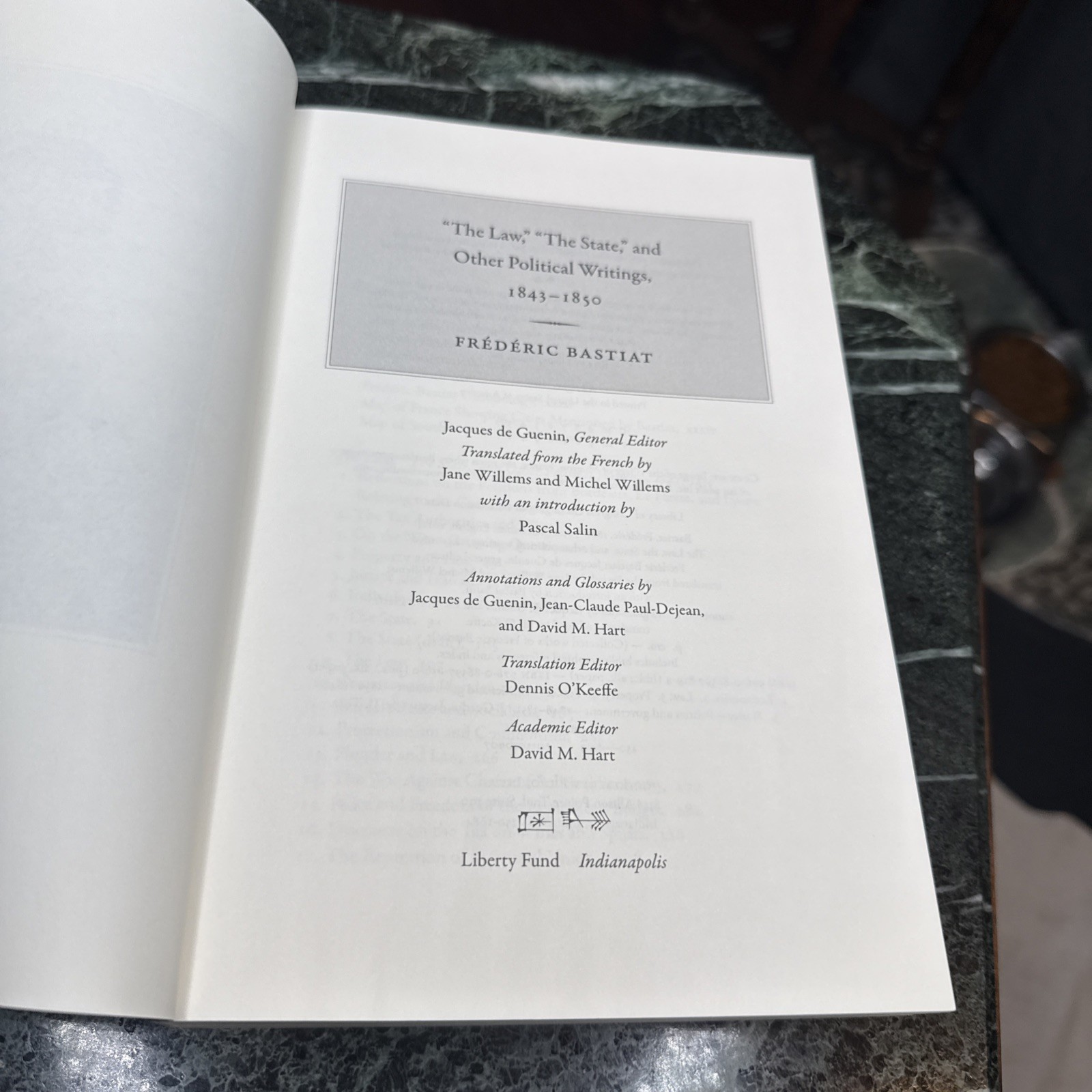 Frédéric Bastia Law, State & Other Political Writings 1843-1850 Paperback Book