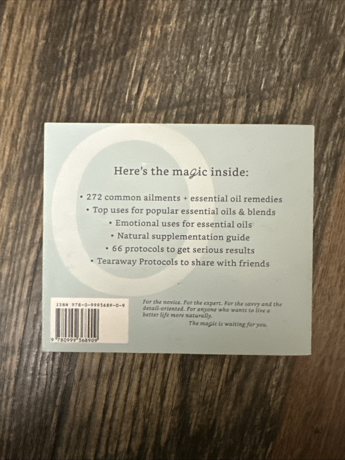 Essential Oil Magic Easy To Use Guidebook + Tearaway Protocols 1st Ed. EXCELLENT