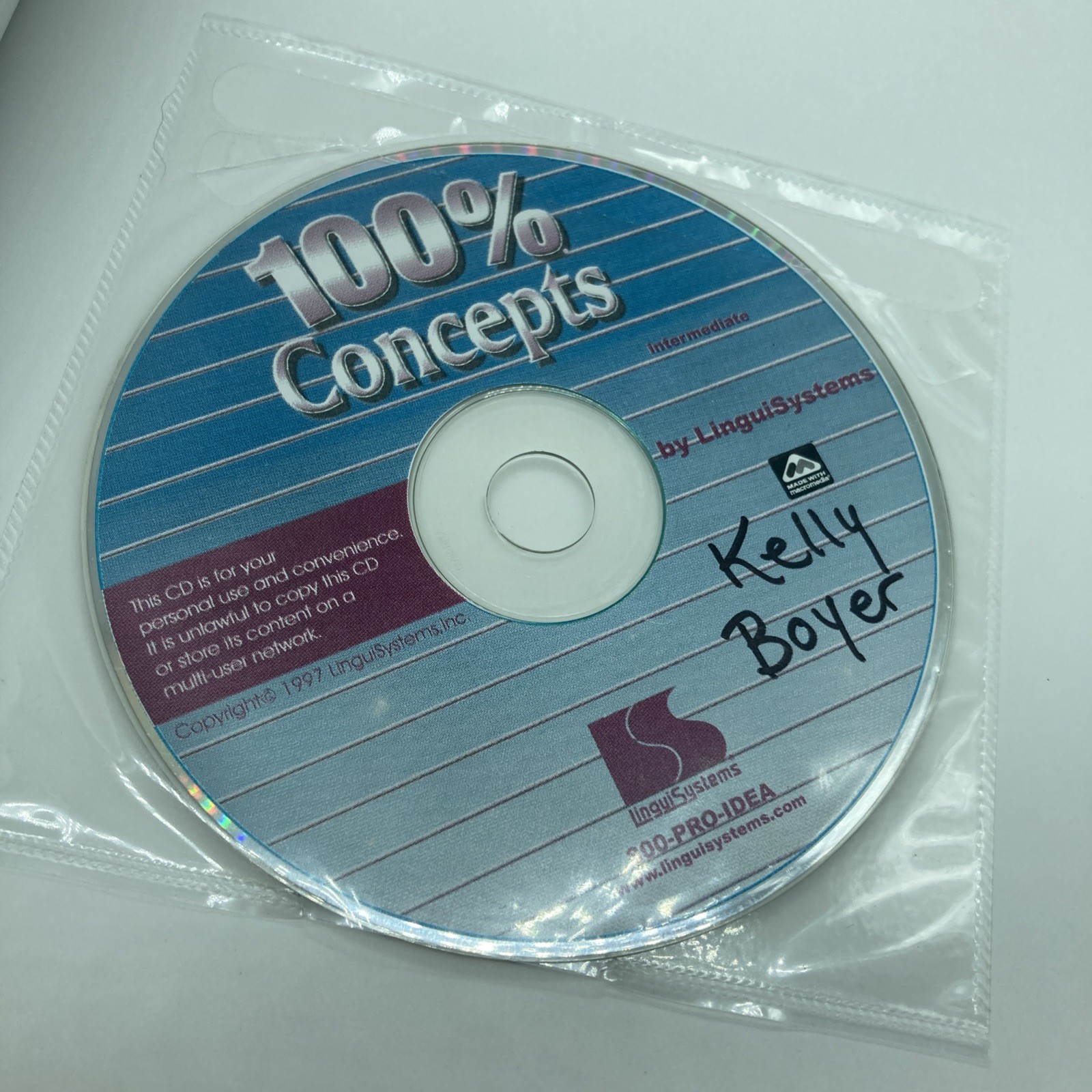 100% CONCEPTS INTERMEDIATE BUILDING BLOCKS OF ESSENTIAL Linguisystems VG