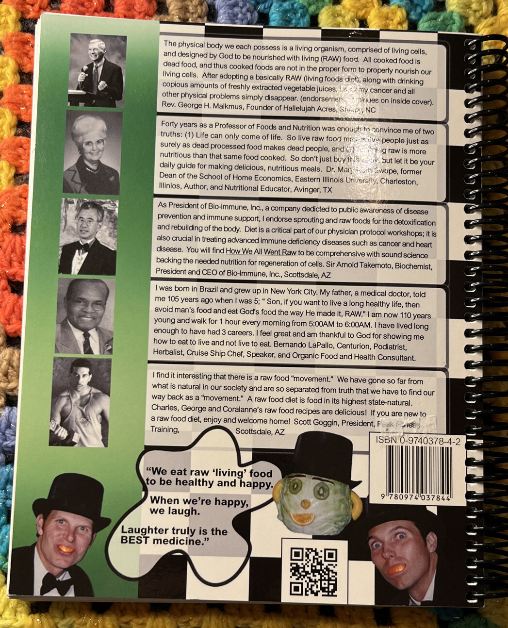 How We All Went Raw : Raw Food Recipe Book by George M. Nungesser