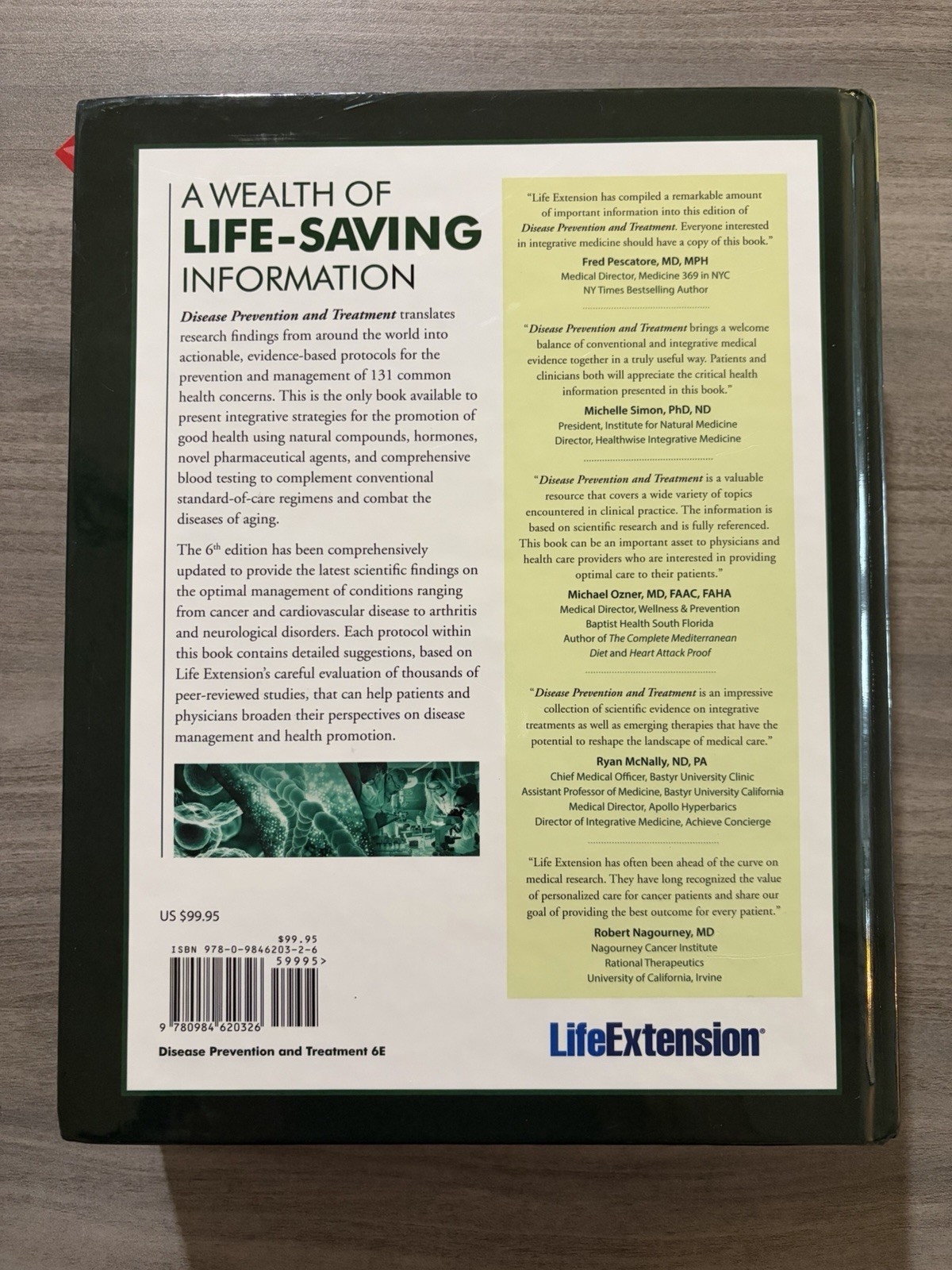 Disease Prevention and Treatment, 6th Ed Hardcover Life Extension