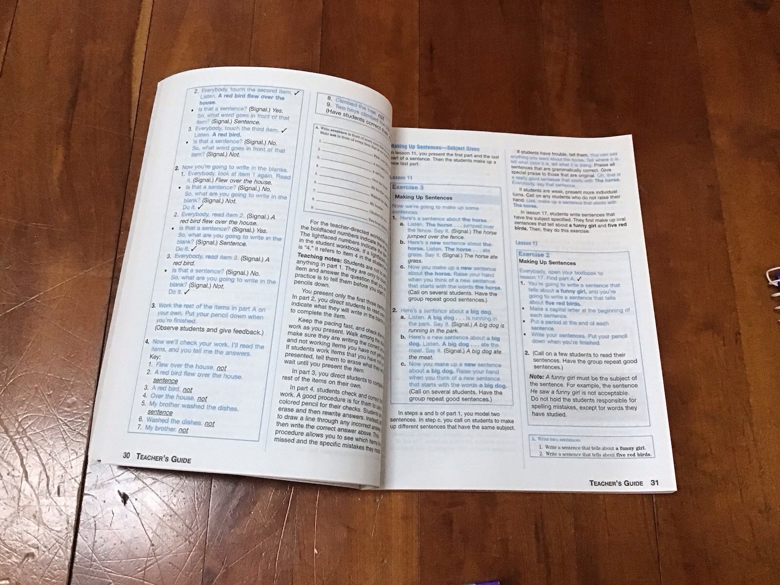 SRA Language for Writing Full Teacher’s Edition Set Grades 2-5 ($815 New)