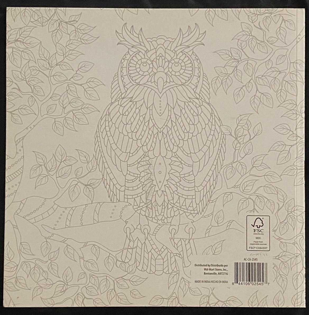 Art for Adults, by FSC over 30 Pages of Animals to Color