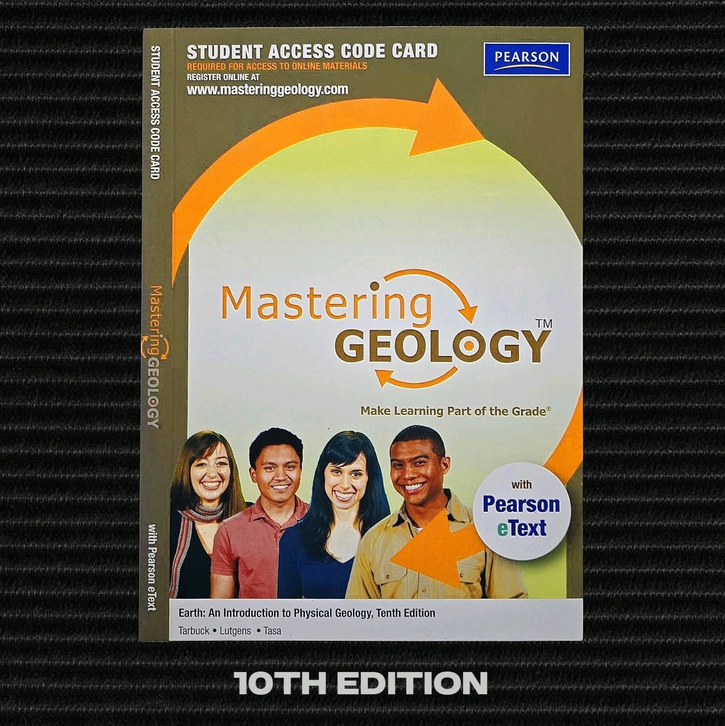 Mastering Geology 10th Ed Intro to Physical Geo Access Code – Pearson New/Sealed