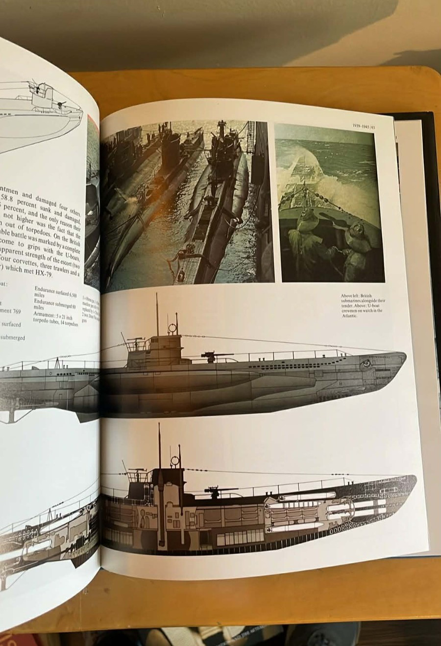 Vintage 1983 “Submarines” HC 1st Ed Book – Richard Humble | Jade Books / Chartwe