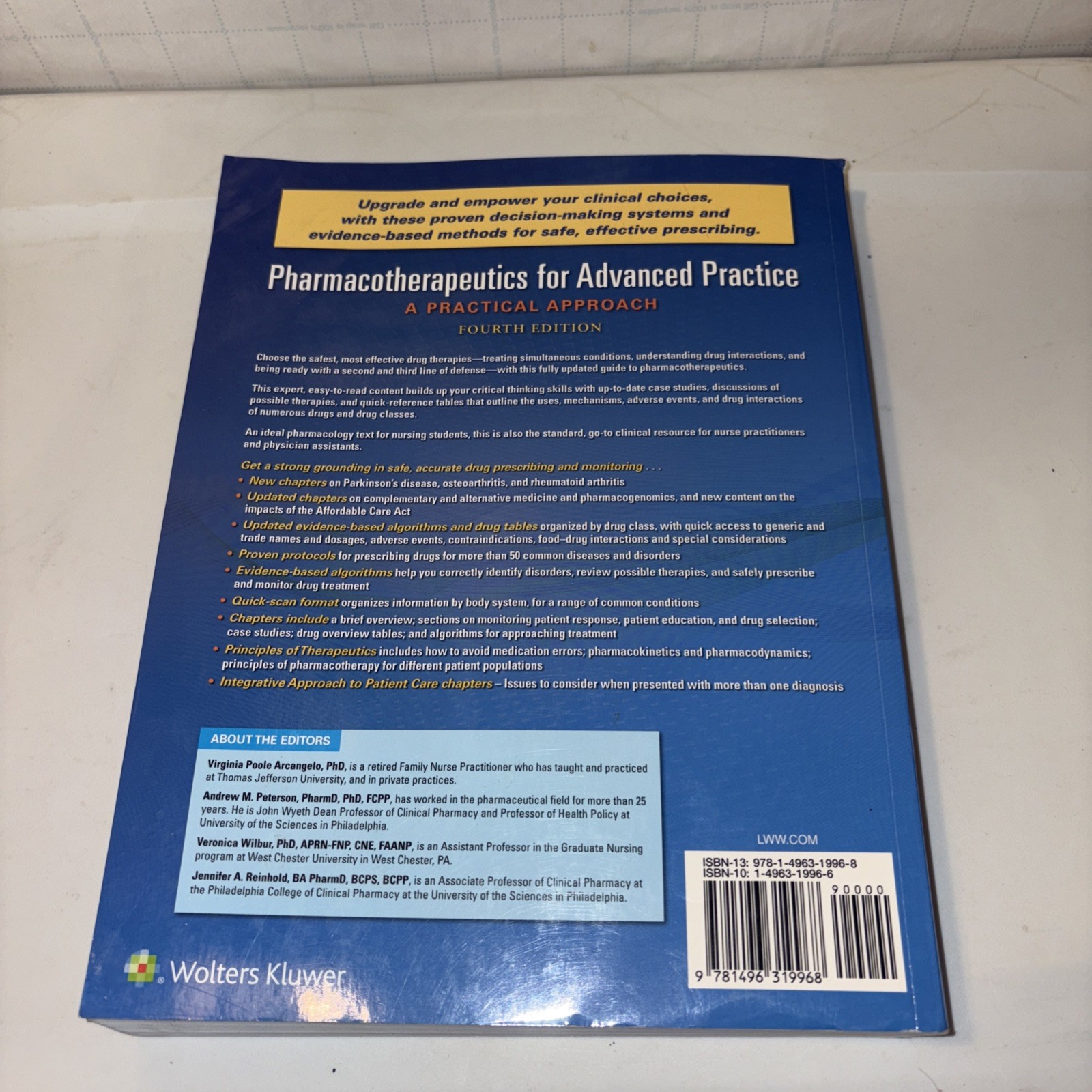 Pharmacotherapeutics for Advanced Practice : A Practical Approach by Jennifer A.