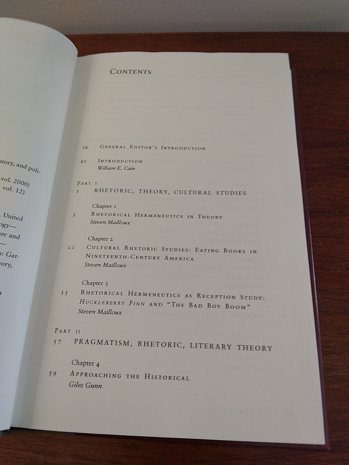 Reconceptualizing American Literary/Cultural Studies… ed. William E Cain. HC