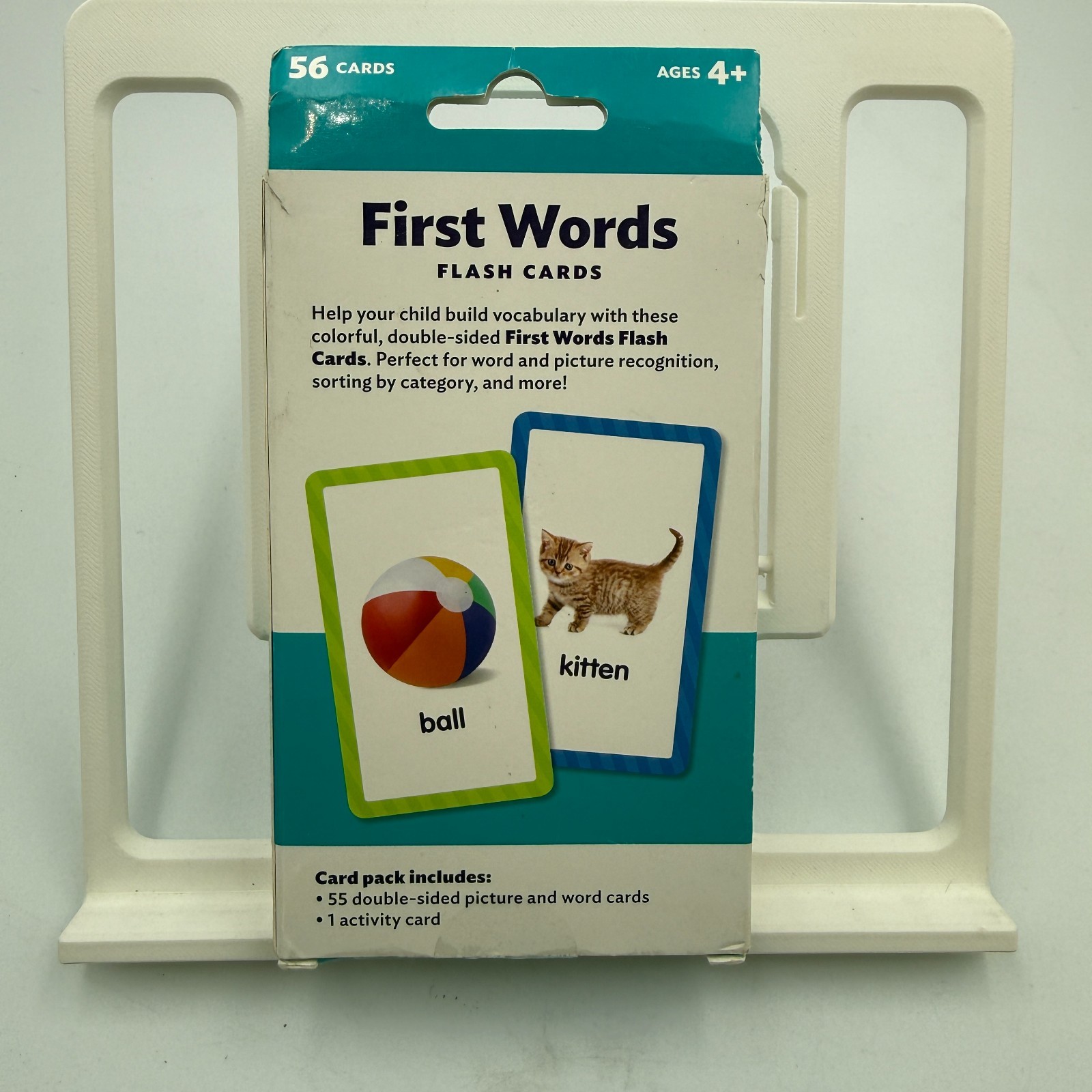 Flash Cards: First Words – Cards By Scholastic – GOOD