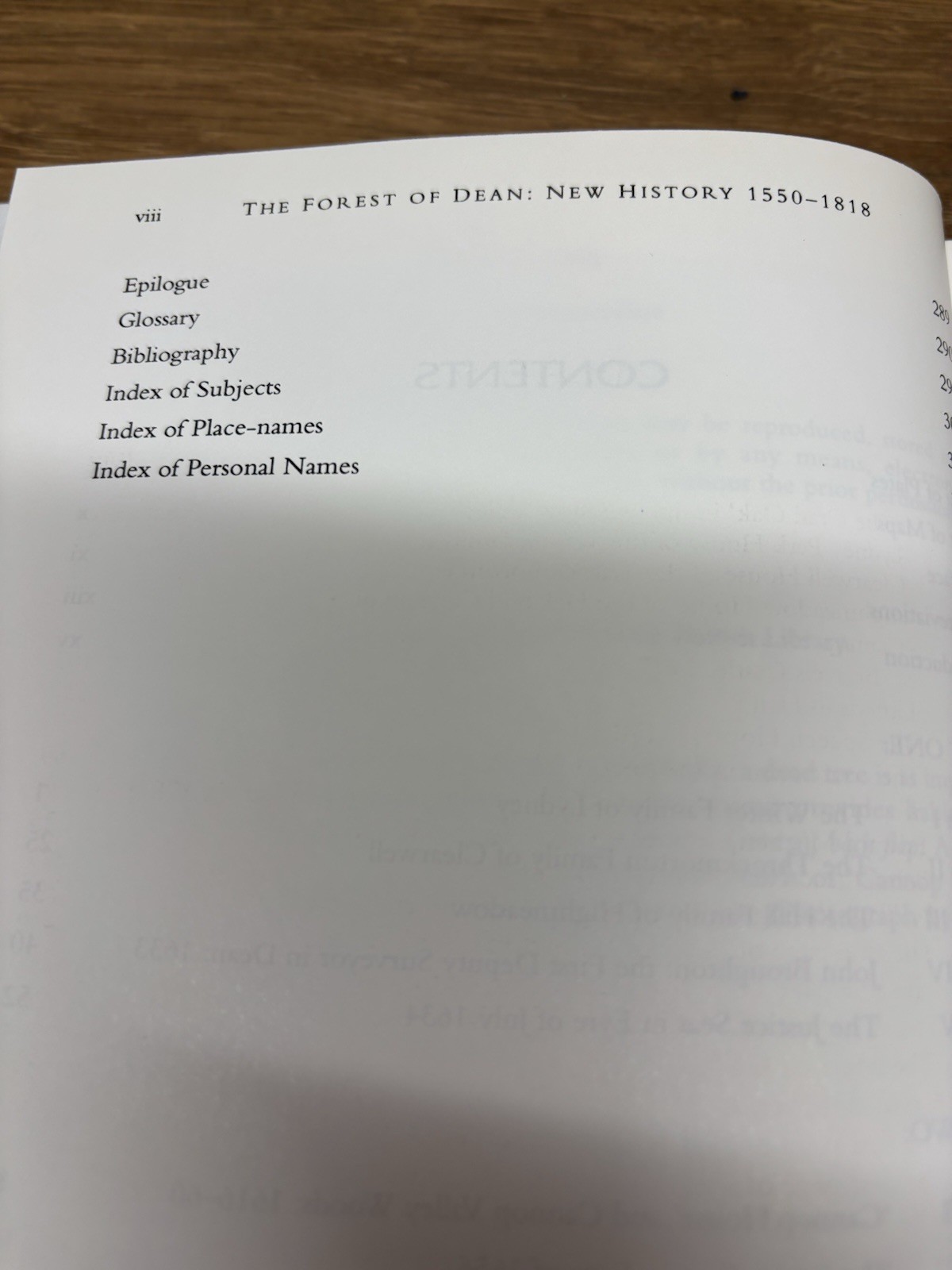 1995 1st Ed. Forest of Dean: New History 1550-1818 by Cyril Hart Hardback sh48