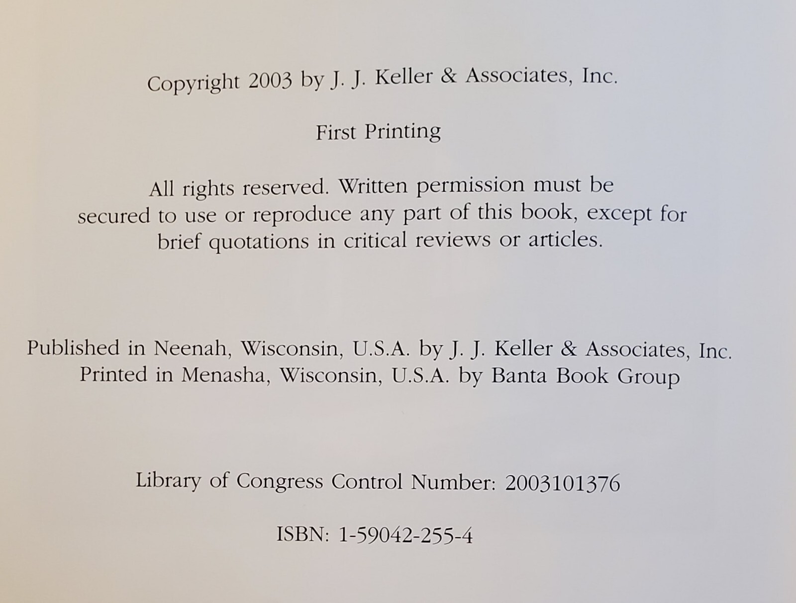 The Story of J J Keller & Associates Inc Publishing & Services Signed 50th Anniv