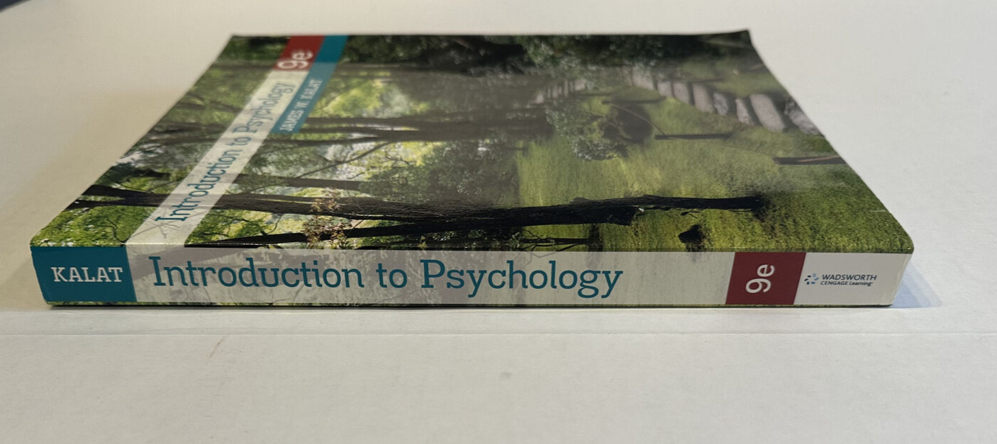 Introduction to Psychology 9th Edition James W Kalat Wadsworth Textbook