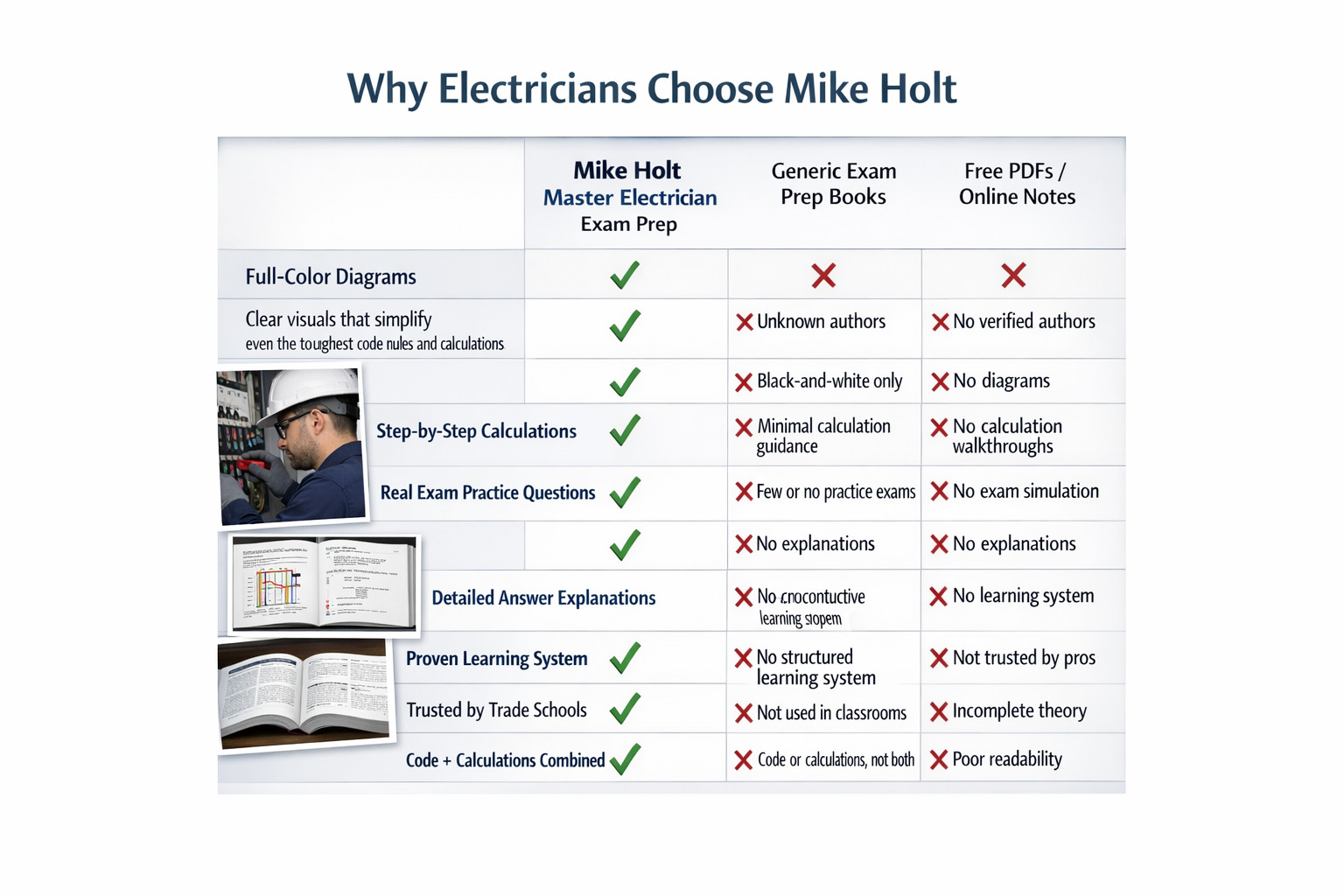 Electrical Exam Prep Master/Contractor Textbooks, 2023 NEC — Mike Holt