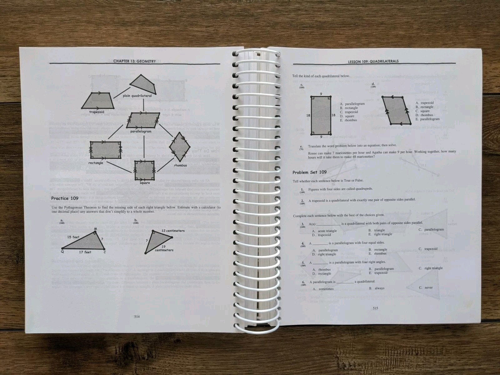 PRE-ALGEBRA A TEACHING TEXTBOOK Answer Key Test Homeschool By Greg Sabouri ED5