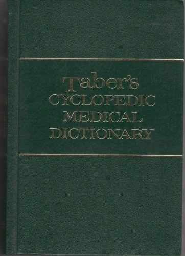 Taber’s Cyclopedic Medical – Hardcover, by Clarence Wilbur Taber; – Very Good j