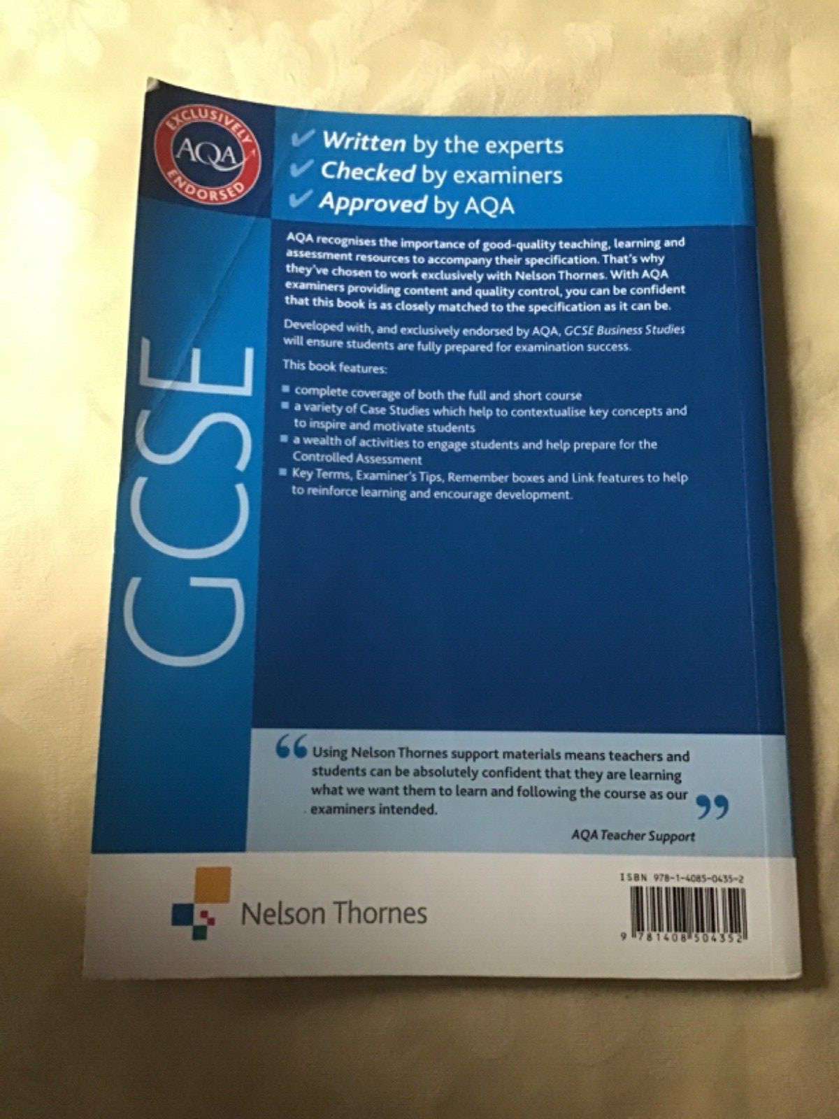 AQA GCSE Business Studies by Peter Stimpson, Thomas Ramsbottom, Rachel Sumner,