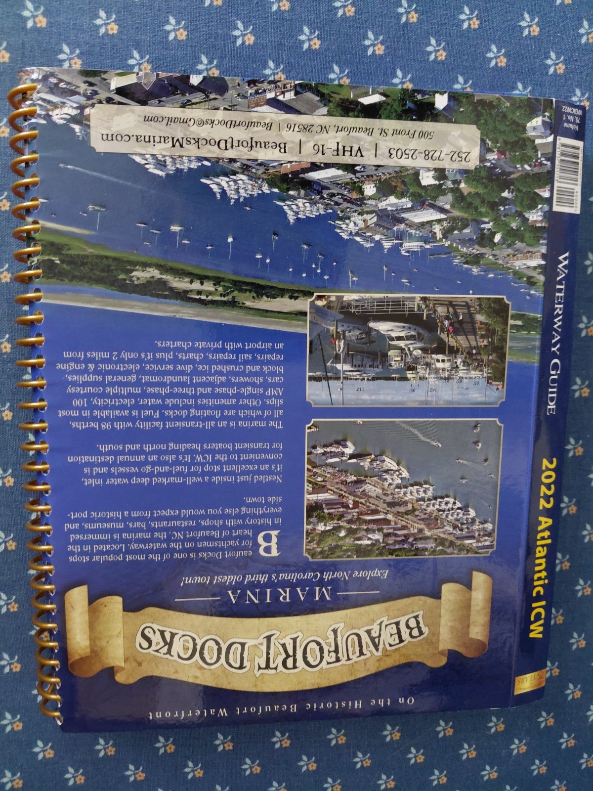 Waterway Guide Atlantic ICW 2022 Spiral Bound Vol. 75, No. 1 WGICW22