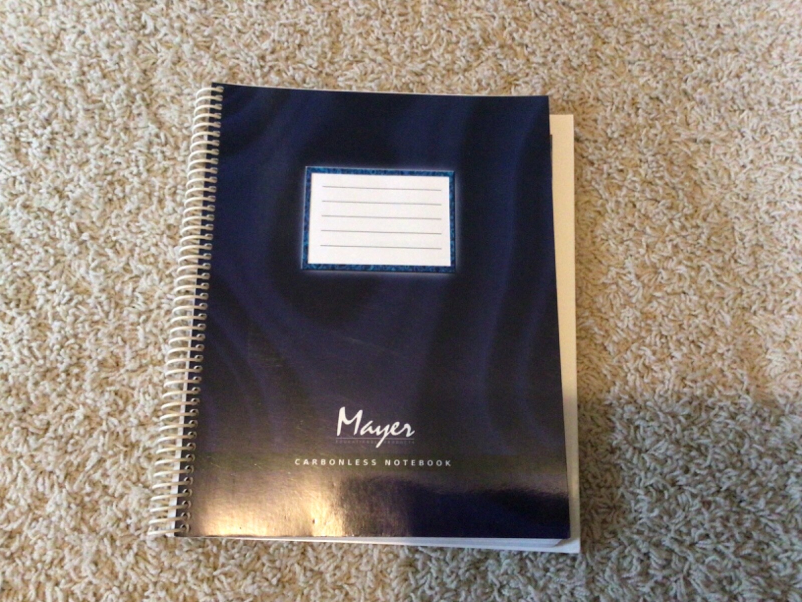 Mayer Carbonless Notebook (50 pages)