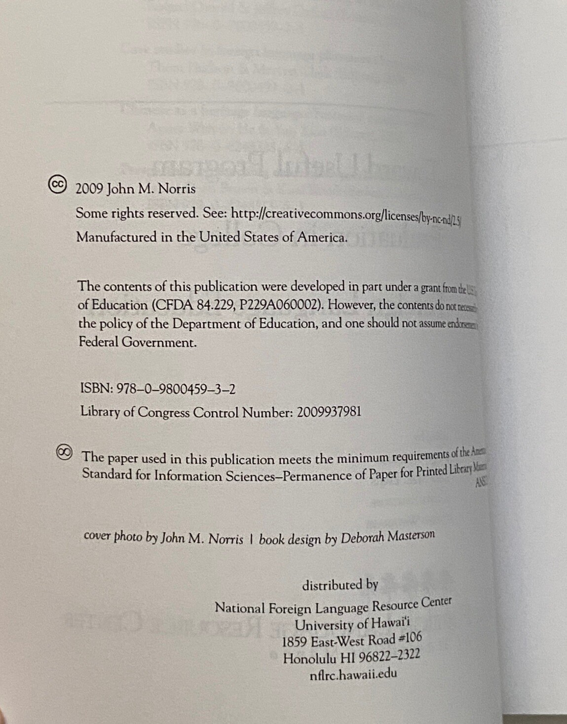 Toward Useful Program Evaluation In College Foreign Language Education-Norris