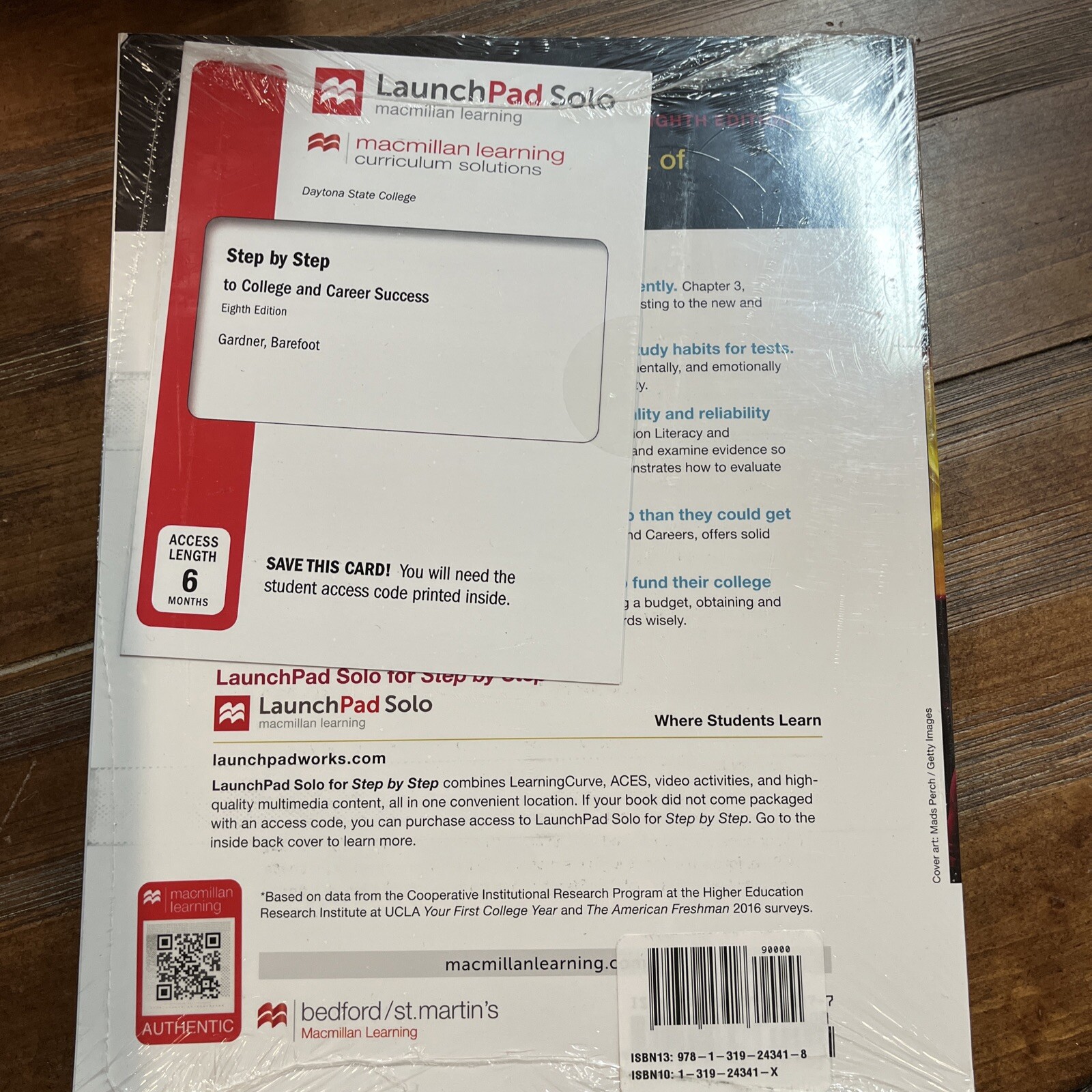 STEP BY STEP TO COLLEGE To CAREER SUCCESS 8E & LAUNCHPAD By Gardner & Barefoot