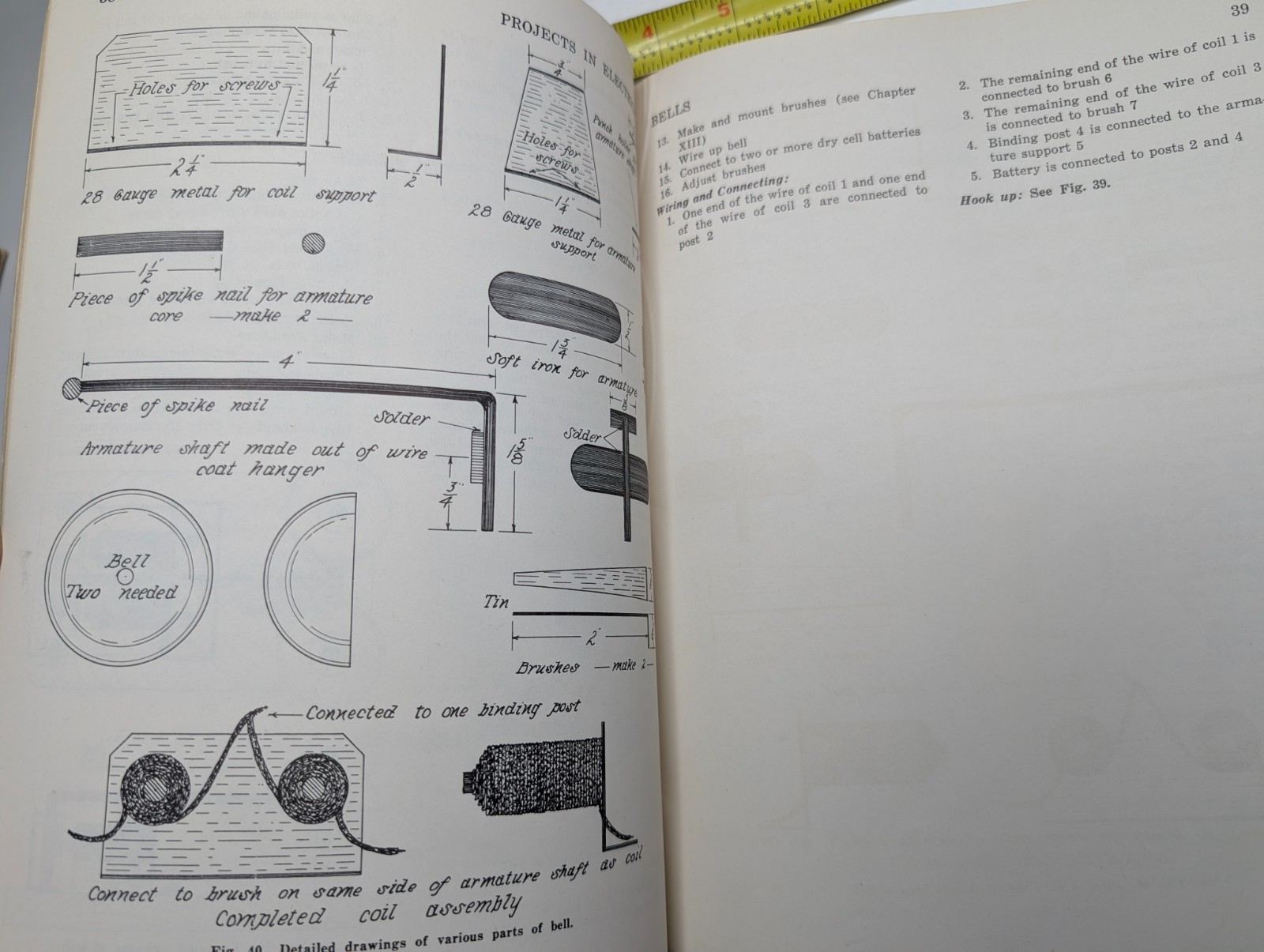 Vtg Teacher Copy Projects in Electricity Book Merle Collings Industrial Arts Lab