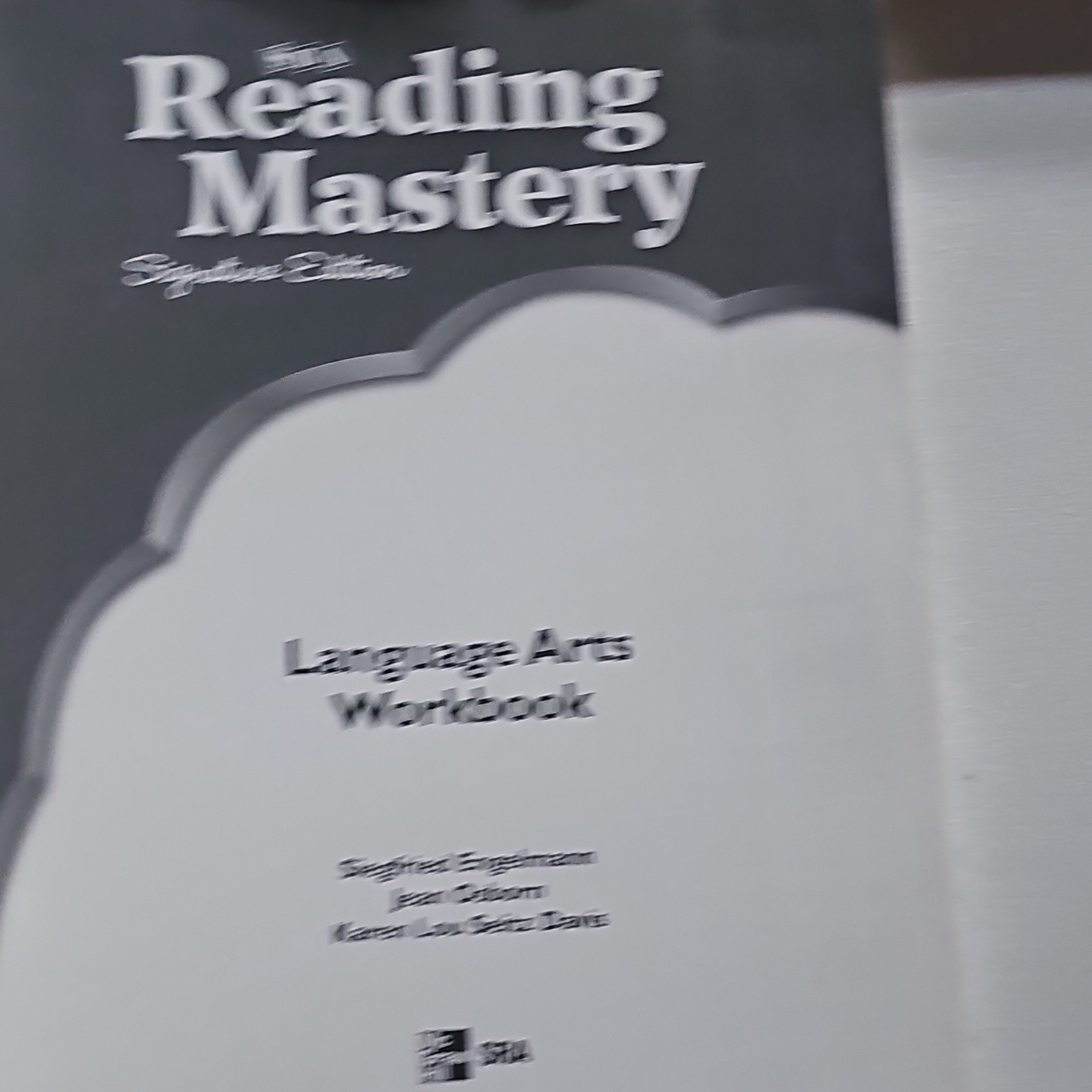 SRA/McGraw-Hill Reading Mastery Signature Ed Gr 1 Pres Book A B Workbook