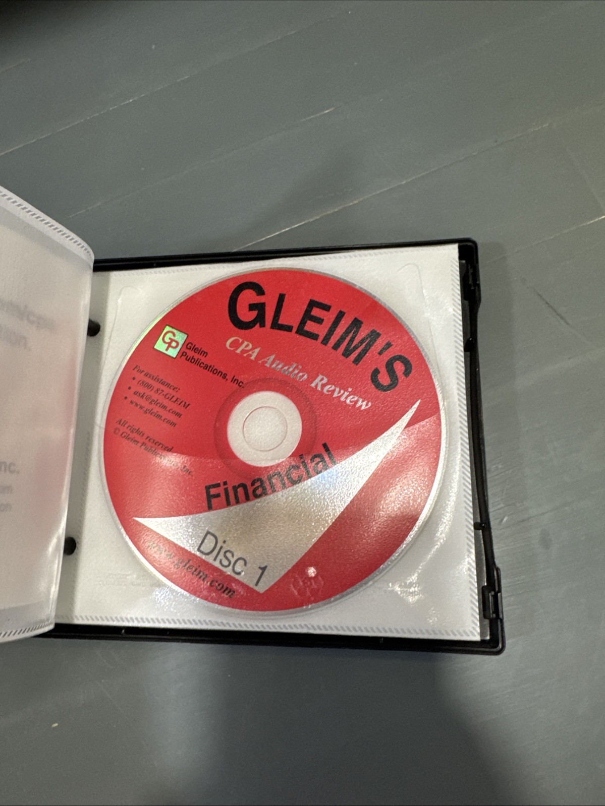Gleim CPA Audio Review CD First Disc Only 2004-2005 CBT Edition