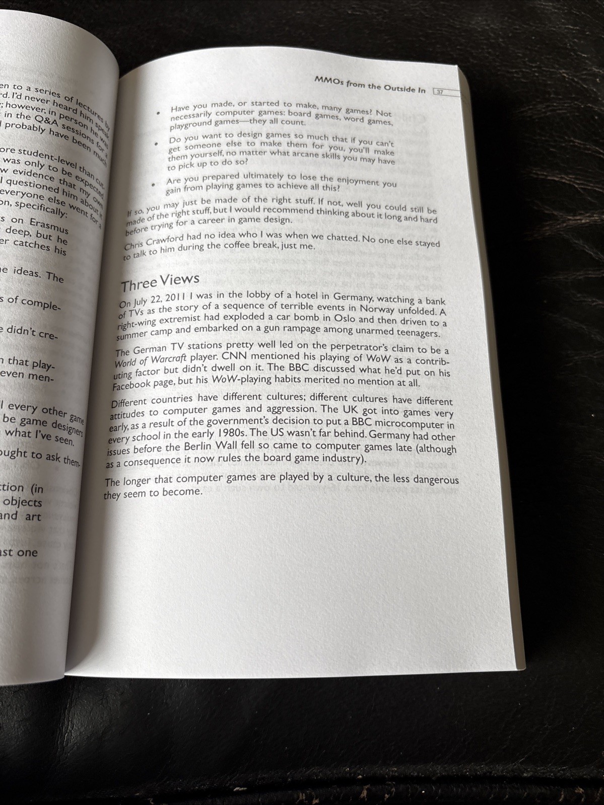 MMOs From the Outside In – MMO Games of Psychology, Law, Government & Real Life