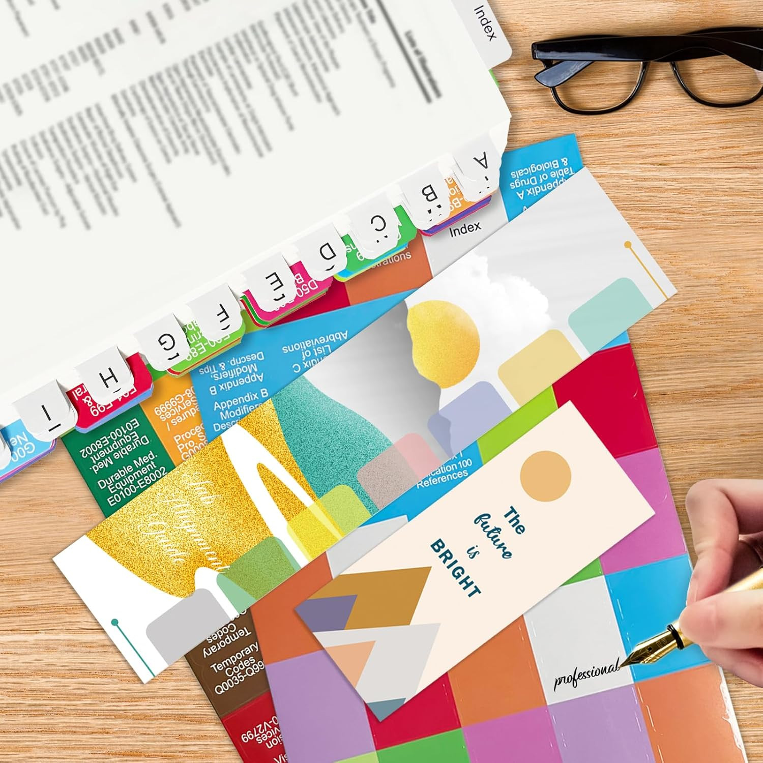 Upgraded Index Tabs for CPT 2026 + ICD-10 -CM 2026 AAPC Version + HCPCS Level II