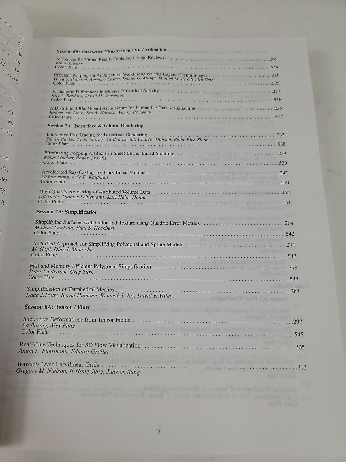 IEEE Visualization ’98: Proceedings