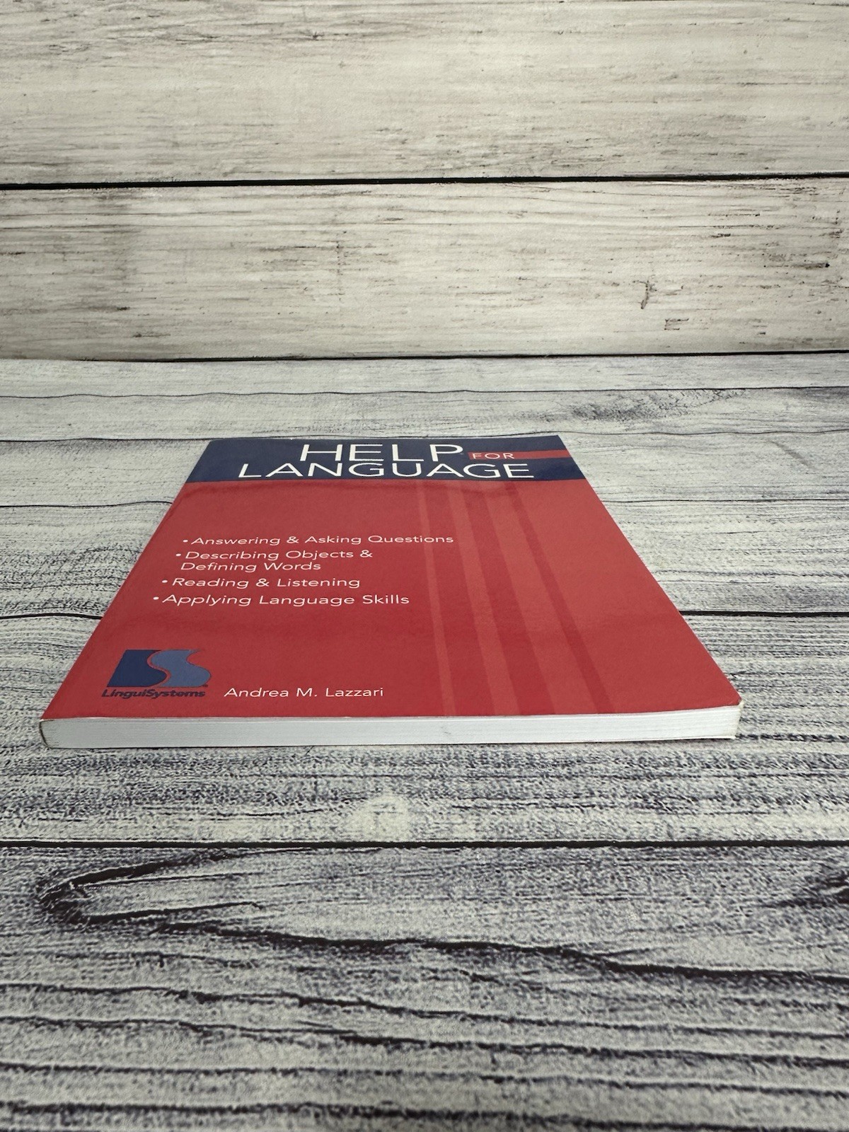 HELP FOR LANGUAGE By Andrea M. Lazzari – Softcover – CD Included