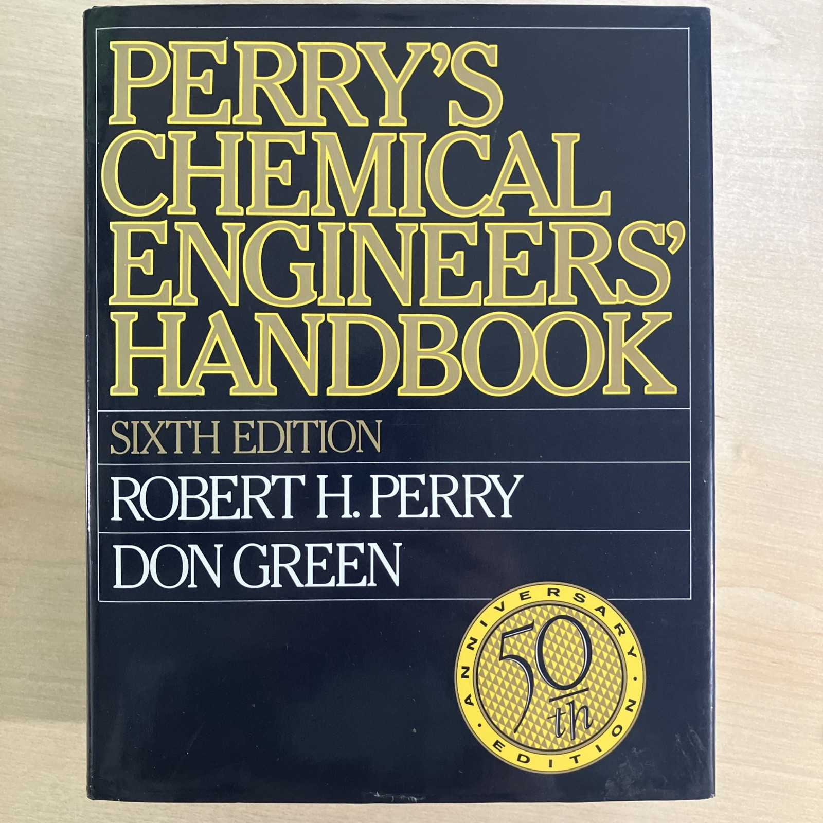 Perry’s Chemical Engineers’ Handbook sixth edition hardback