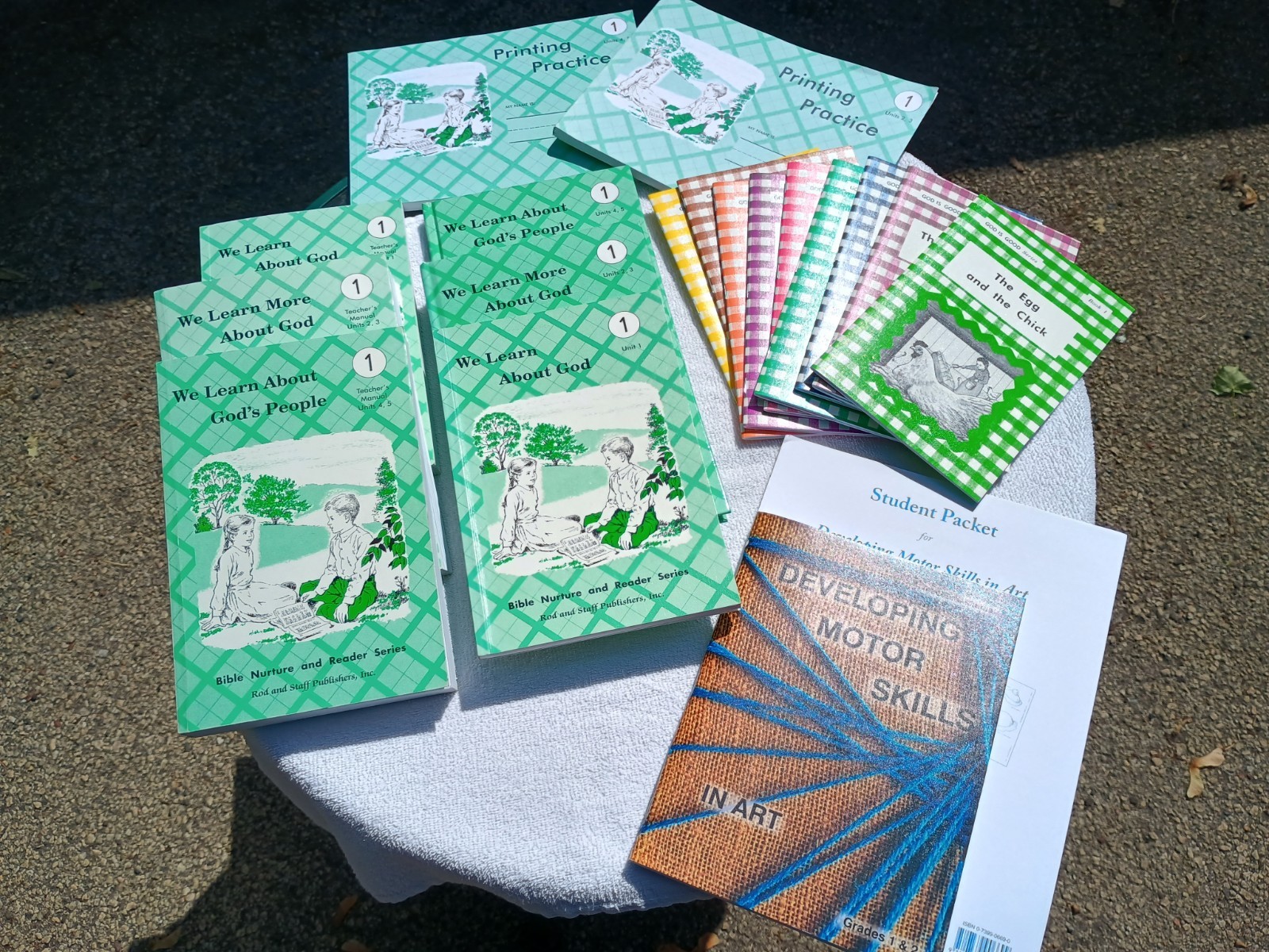 Rod and Staff 1st Grade 1 Reading Teacher Manuals and Student Textbooks + MORE!
