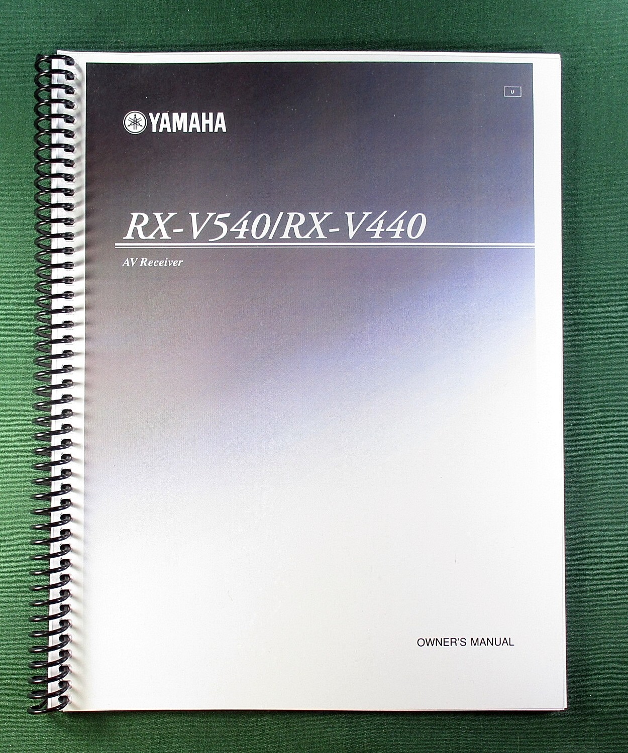 Yamaha RX-V540 / RX-V440 Instruction Manual: 66 Pages & Protective Covers!
