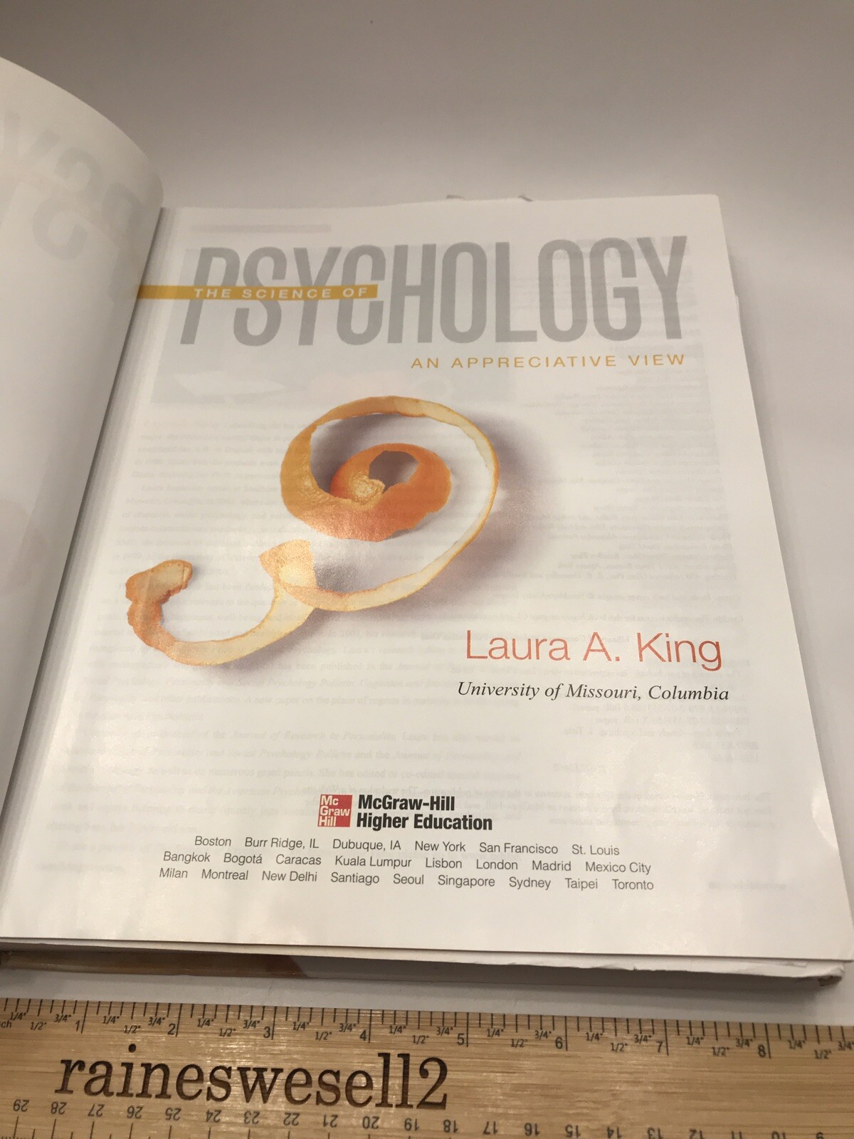 The Science of Psychology: An Appreciative View by Laura A. King (2007)