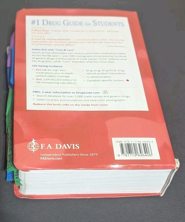 Daviss Drug Guide for Nurses – Paperback – GOOD