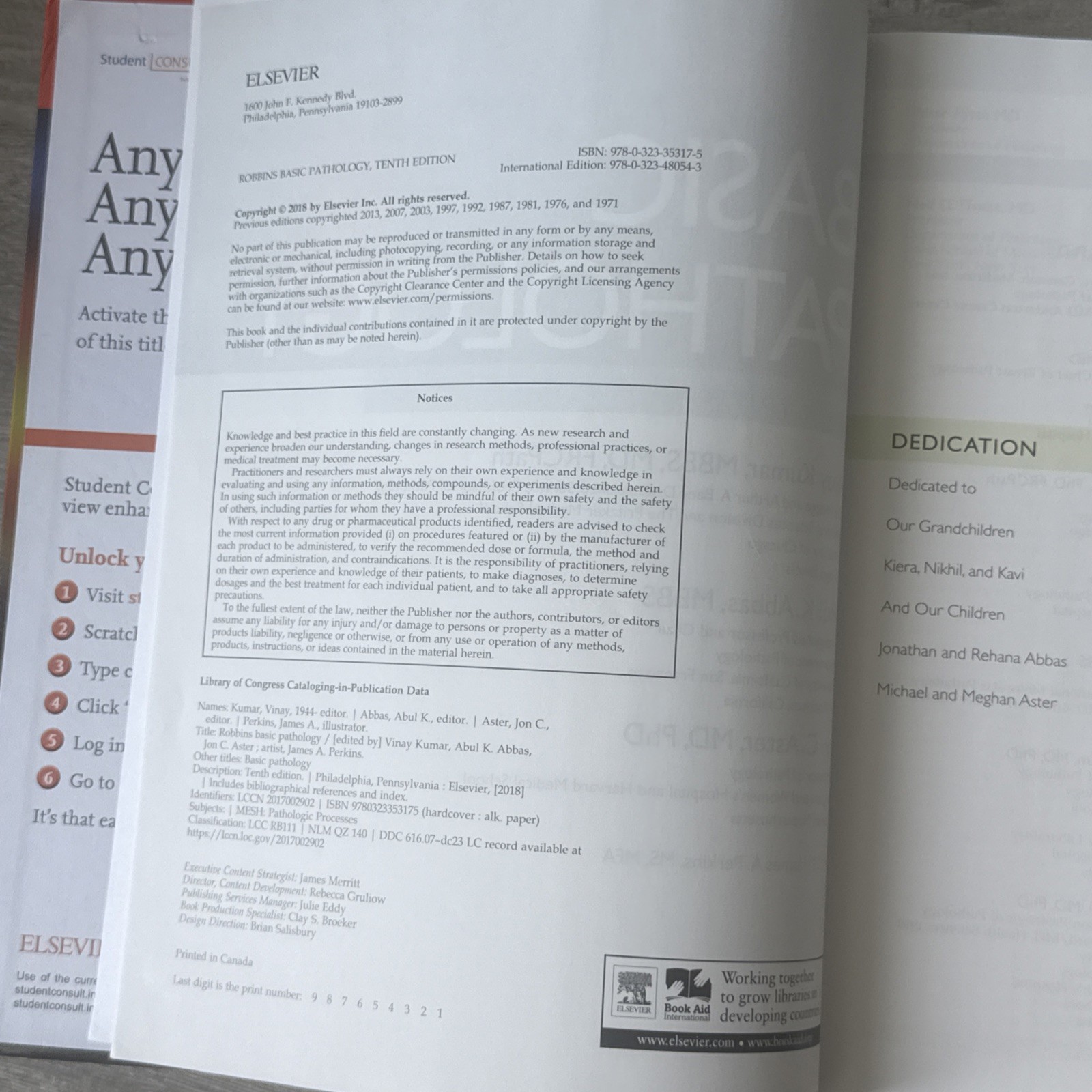 🌟 Robbins Basic Pathology Tenth Edition with Student Consult