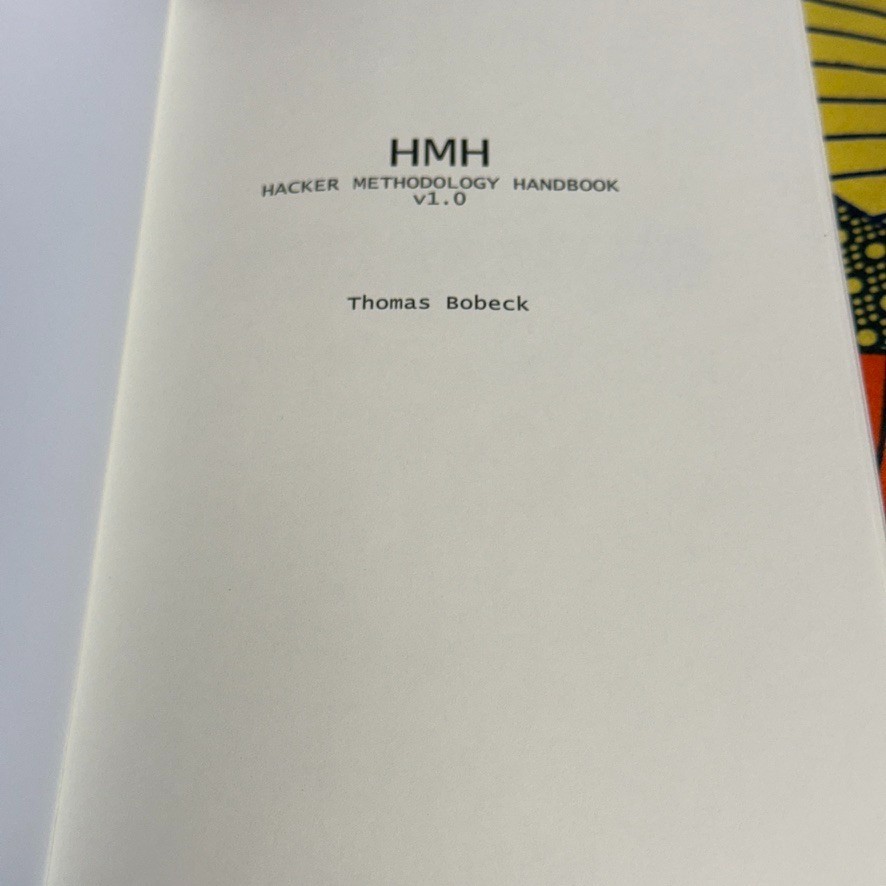 HMH Hacker Methodology Handbook v1.0 Thomas Bobeck Cybersecurity Guide