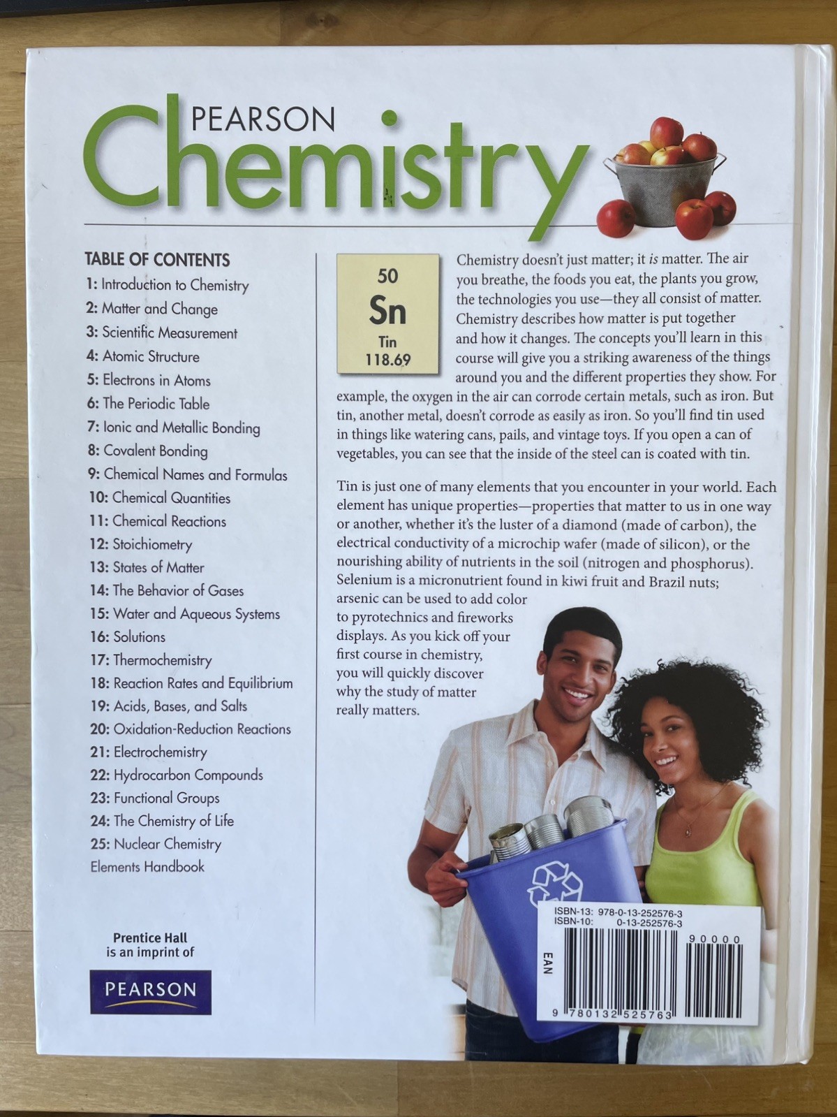 Chemistry Pearson Hardcover Textbook High School Student Edition Like NEW 2012