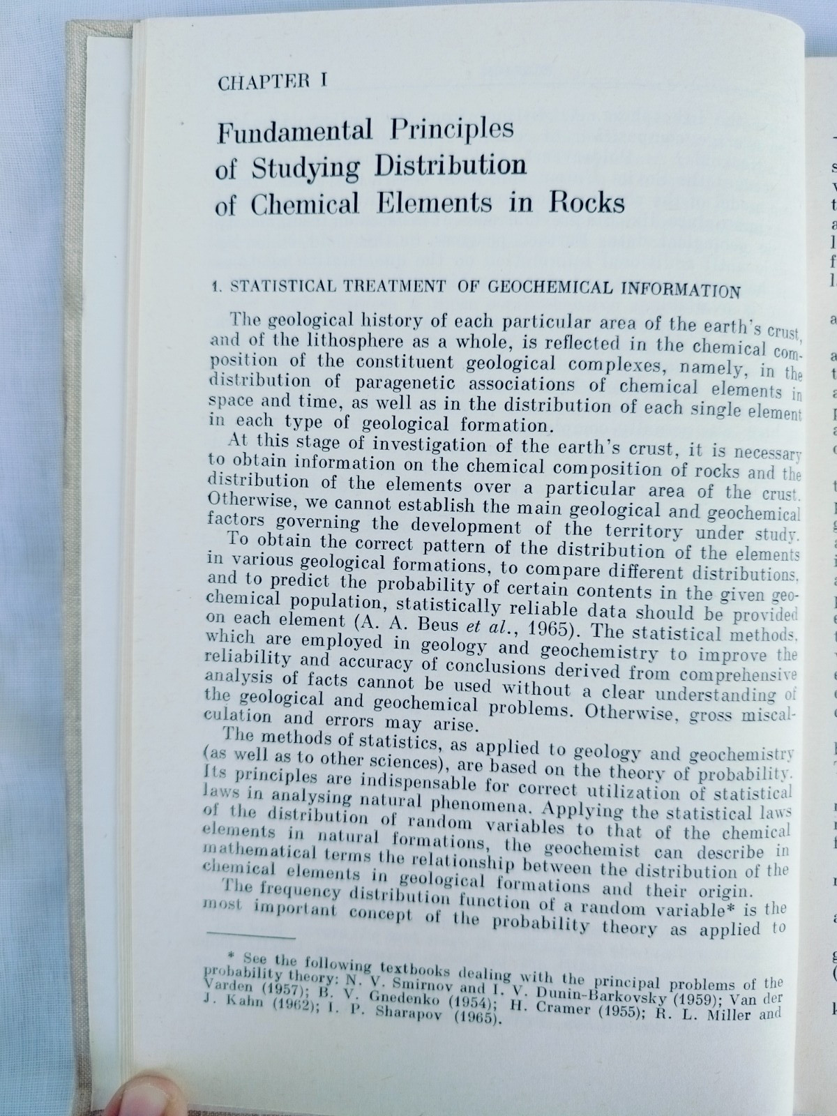 Geochemistry of Lithosphere by A. A Beus, Mir Publishers Moscow, 1976, Hardcover