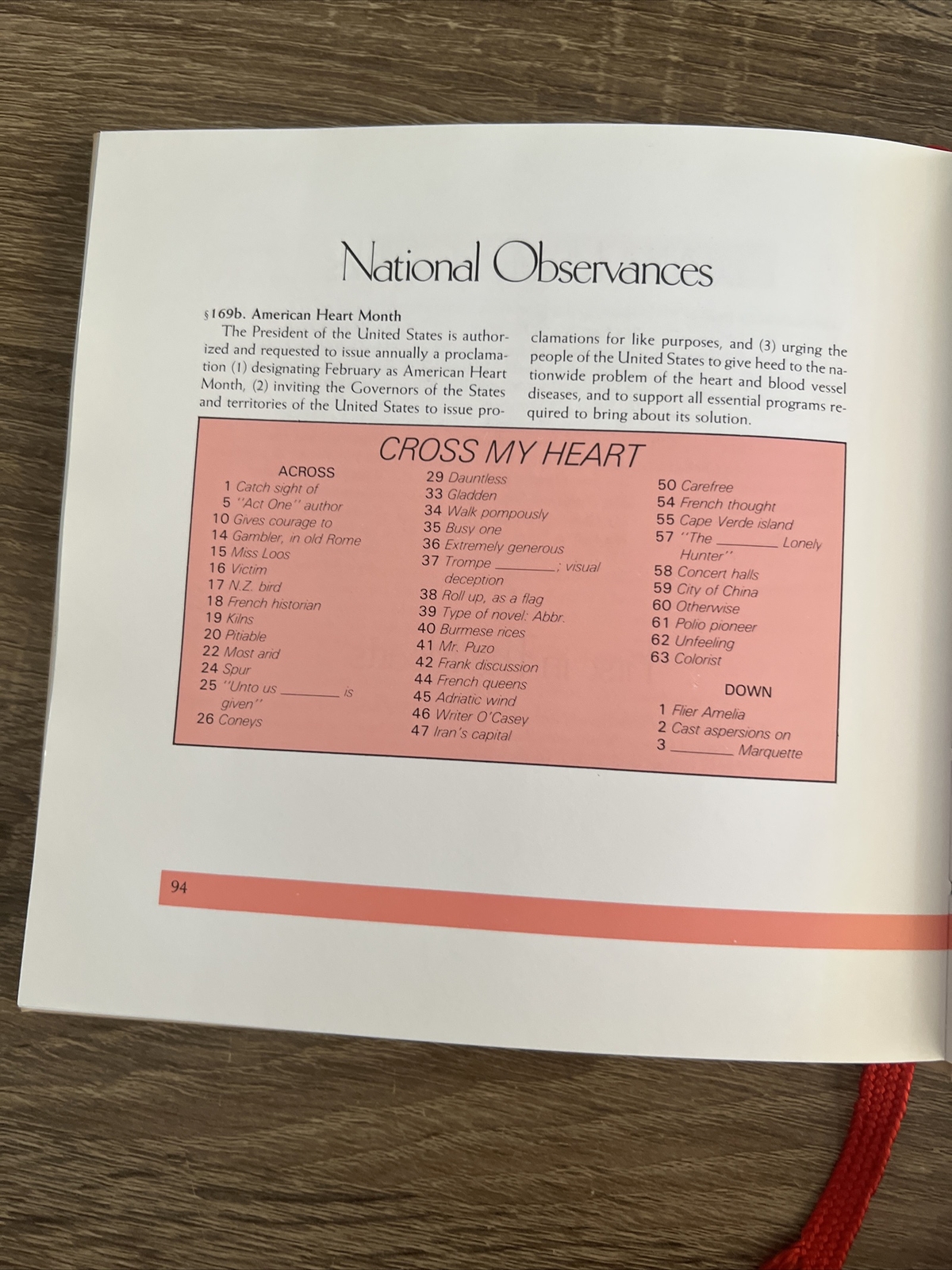 Book of Hearts by Running Press Hardback Book 1978 3rd Print