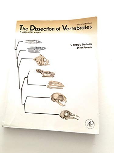 Dissection of Vertebrates by Pulerà MScBMC CMI, Dino Paperback / softback Book