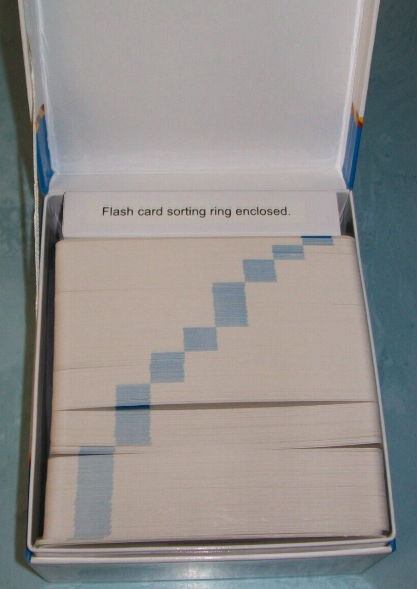 Barron’s Test Prep Ser: MCAT Flash Cards by Jay B. Cutts (2015) VGC
