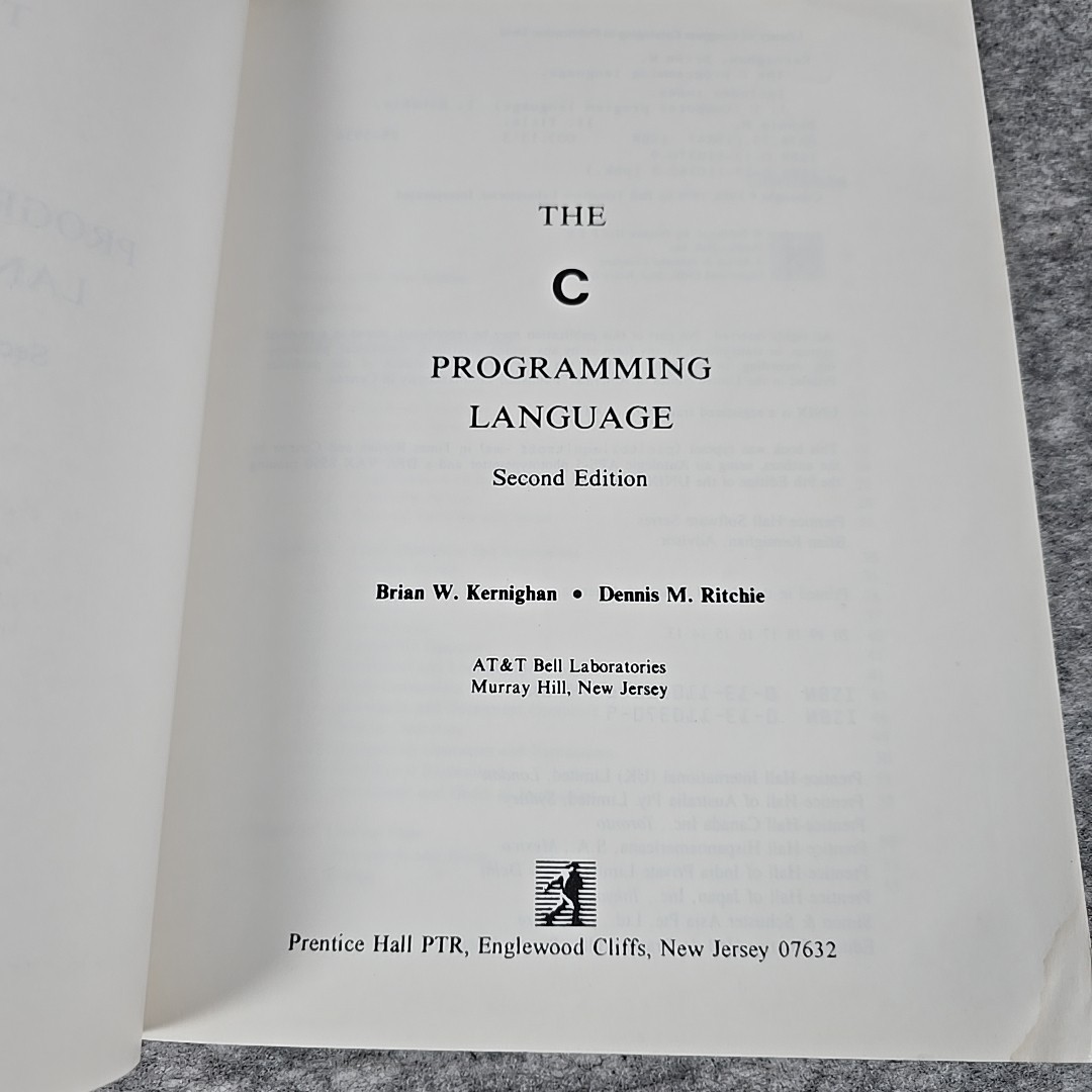 The C Programming Language Dennis M Ritchie and Brian W Kernighan 2nd Edition