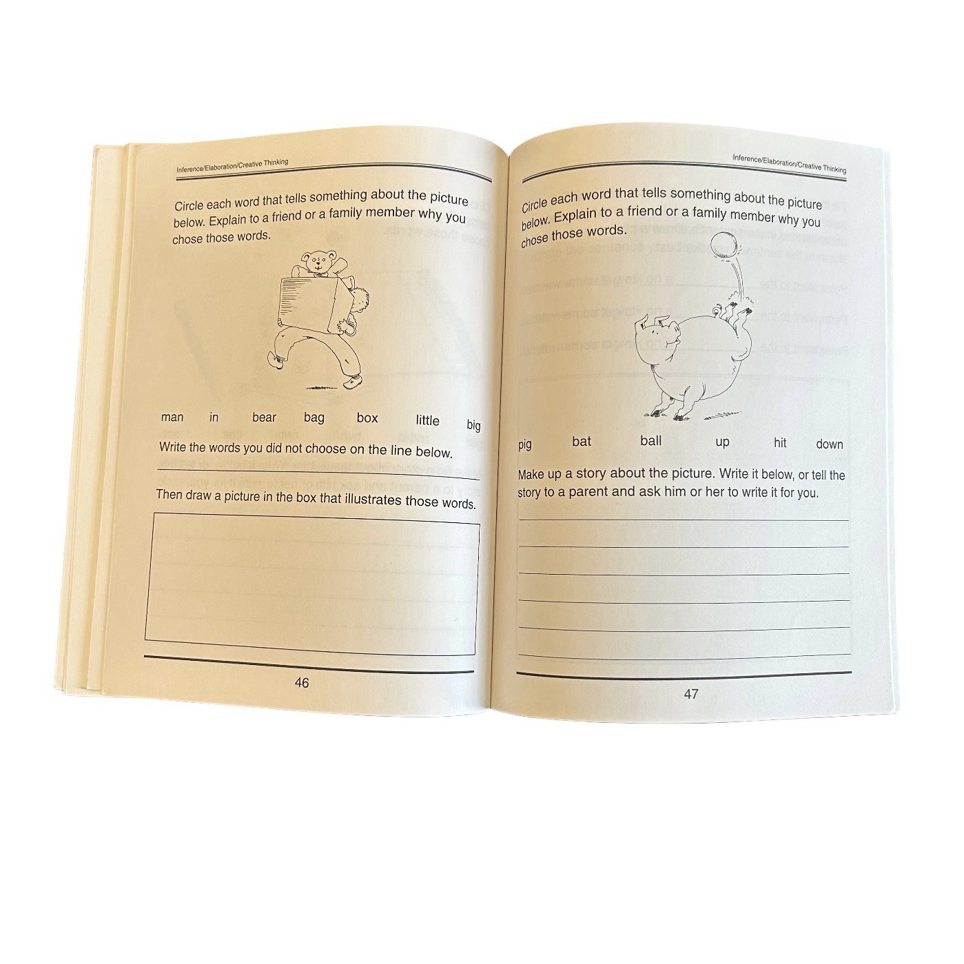 Puzzles & Games Teach Reading Math Ages 4-6 Teacher Workbook Resource Talented