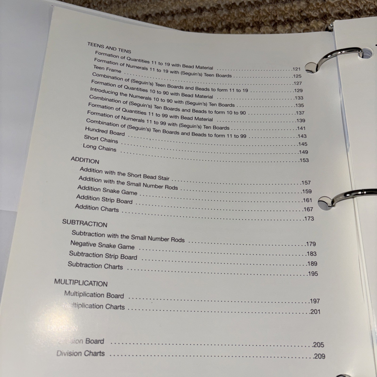NAMC N American Montessori Early Childhood Curriculum 3-6 ,Set Of 6 Manuals