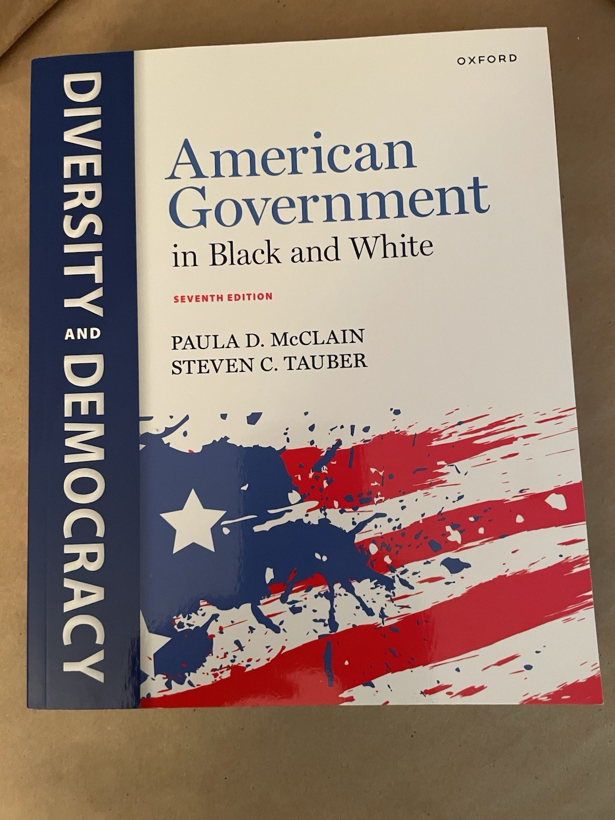 9780197798683 American Government in Black and White 7th 2025 Edition by McClain