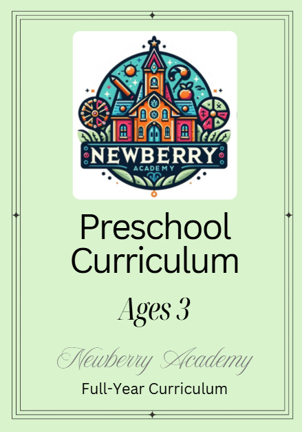 Preschool for 3-year-olds Full Year: 30 weeks complete lesson plans Homeschool